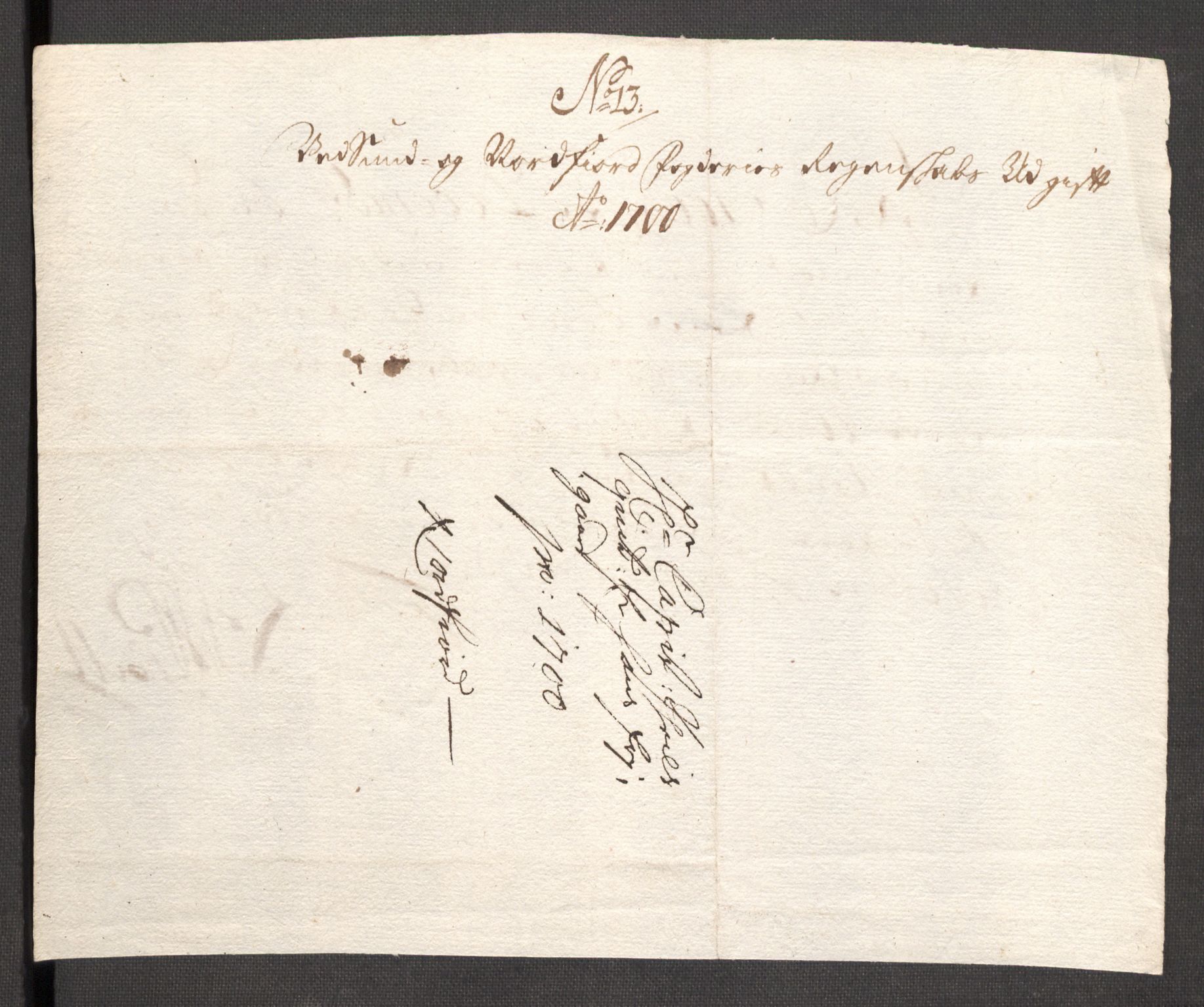 Rentekammeret inntil 1814, Reviderte regnskaper, Fogderegnskap, RA/EA-4092/R53/L3425: Fogderegnskap Sunn- og Nordfjord, 1700-1701, s. 228