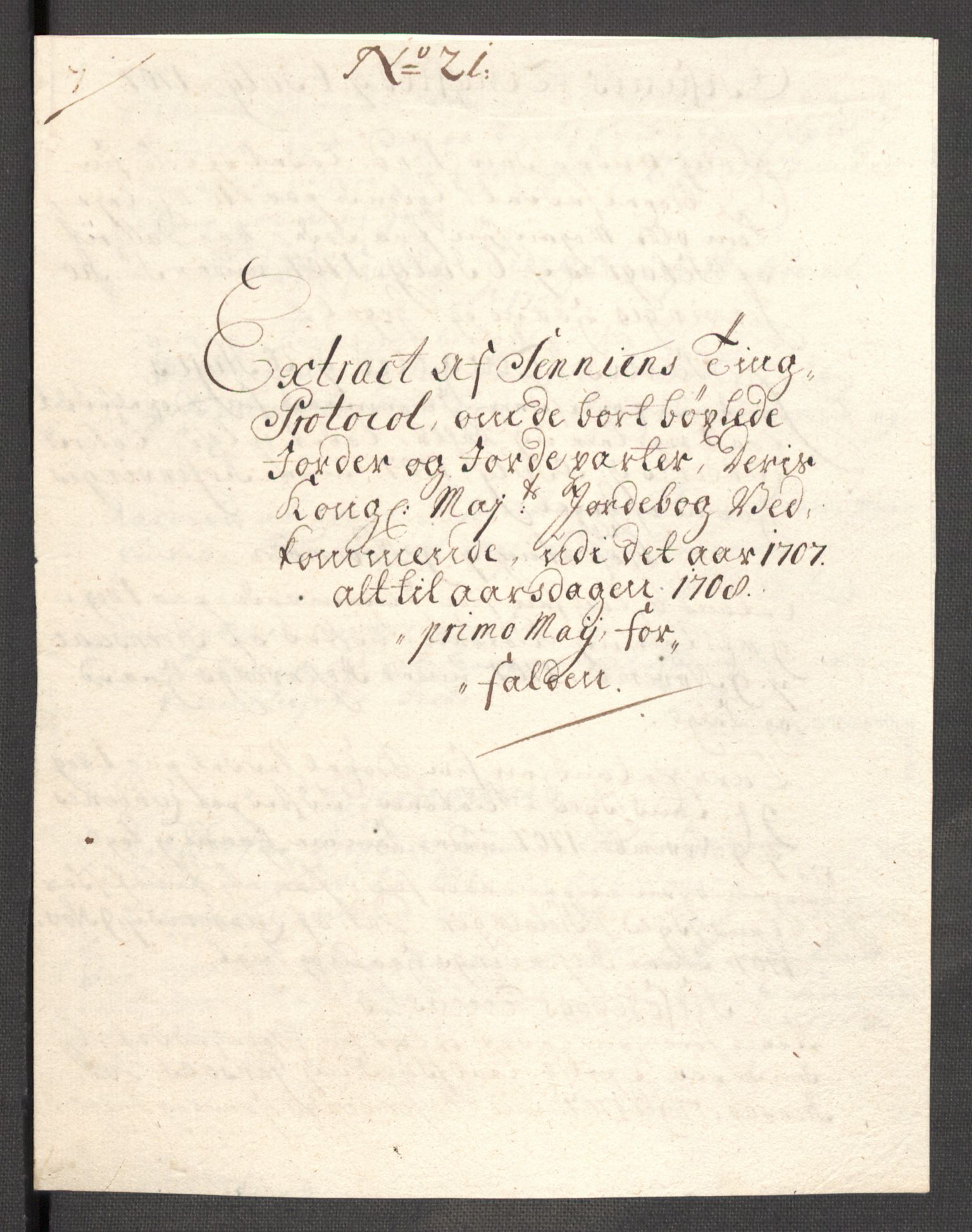 Rentekammeret inntil 1814, Reviderte regnskaper, Fogderegnskap, AV/RA-EA-4092/R68/L4756: Fogderegnskap Senja og Troms, 1705-1707, s. 487