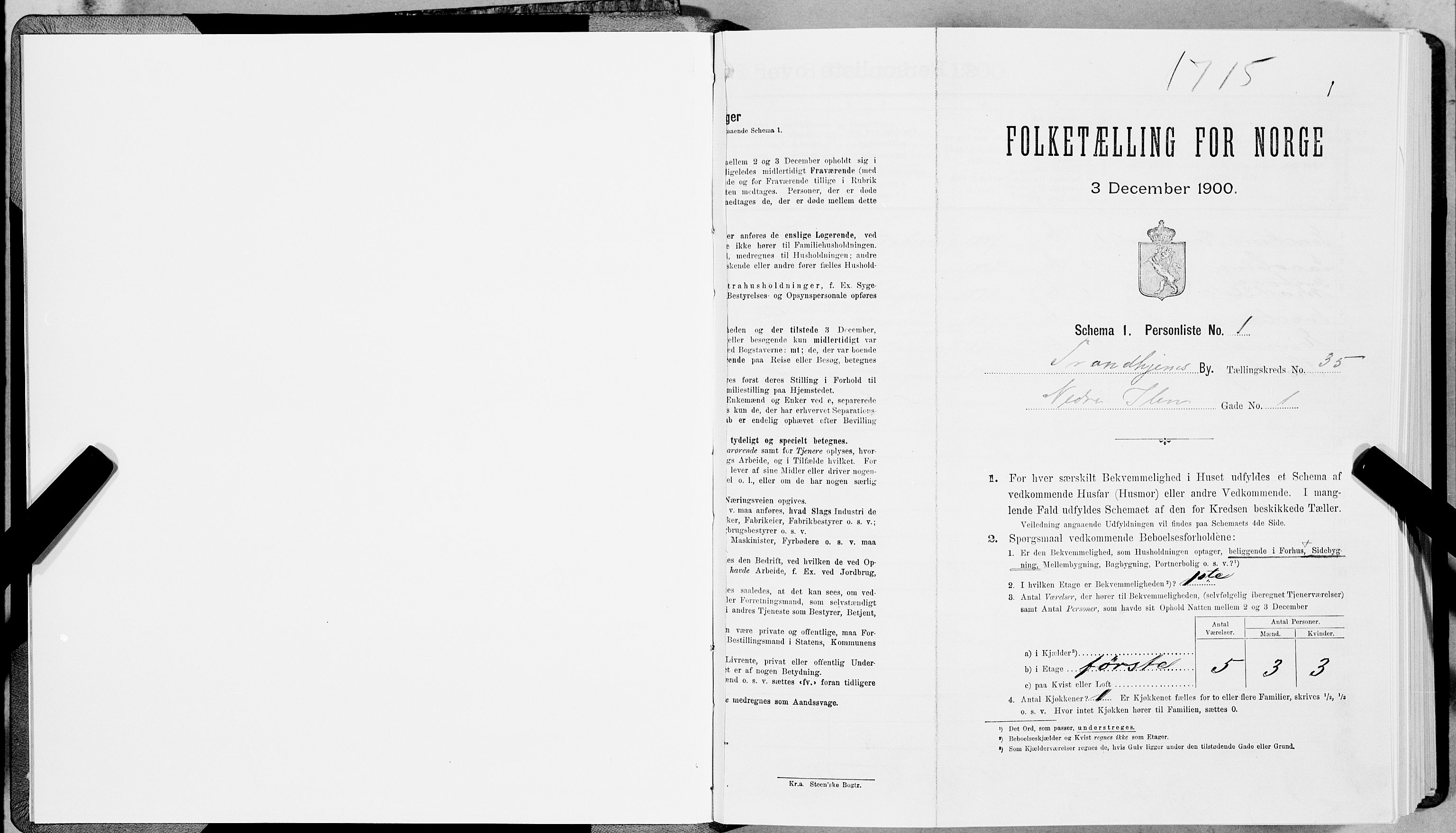 SAT, Folketelling 1900 for 1601 Trondheim kjøpstad, 1900, s. 5765