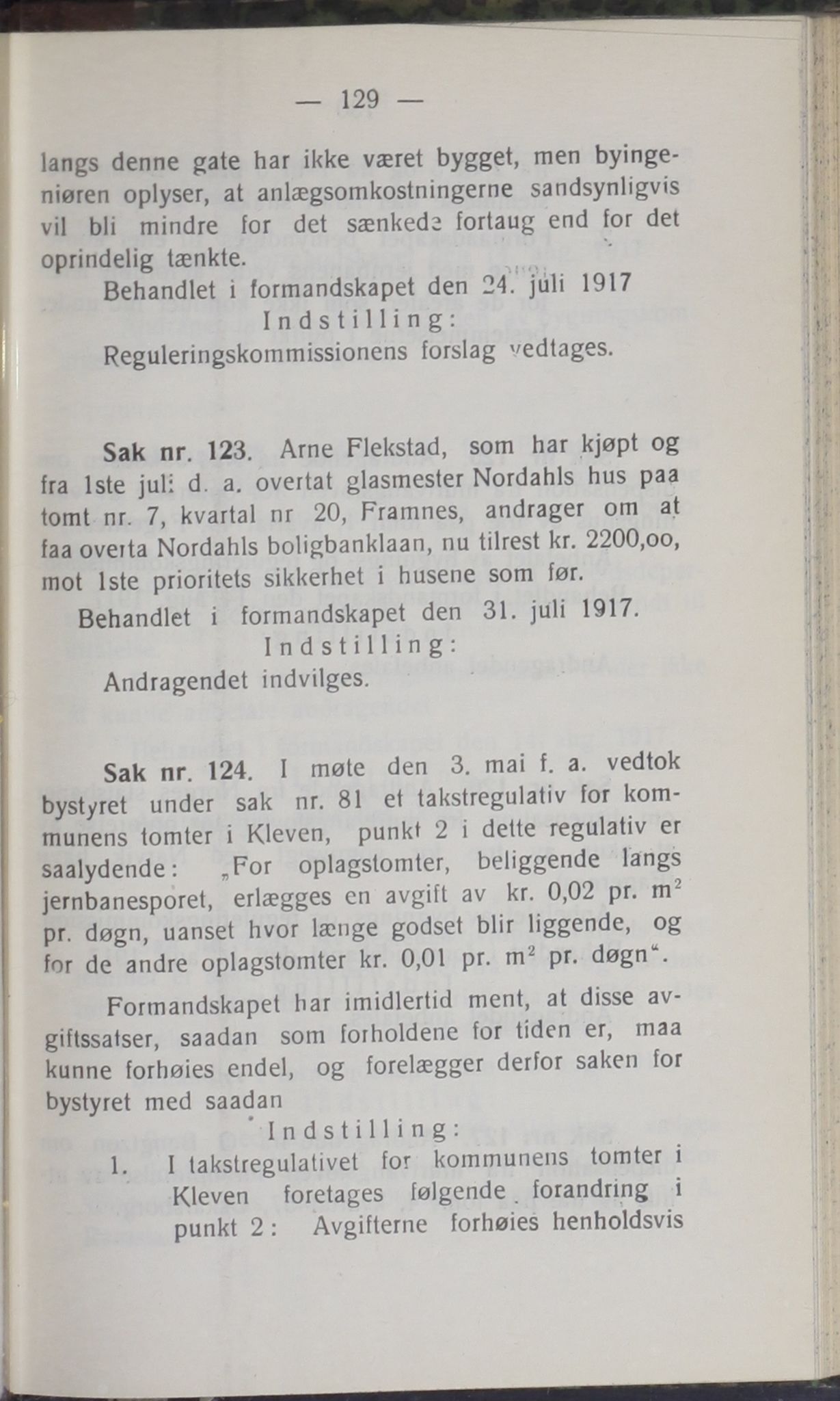 Narvik kommune. Formannskap , AIN/K-18050.150/A/Ab/L0007: Møtebok, 1917