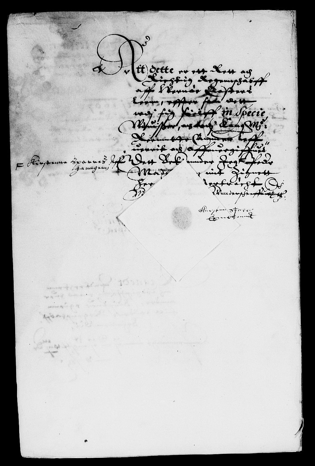 Rentekammeret inntil 1814, Reviderte regnskaper, Lensregnskaper, AV/RA-EA-5023/R/Rb/Rbg/L0001: Verne kloster len, 1599-1619