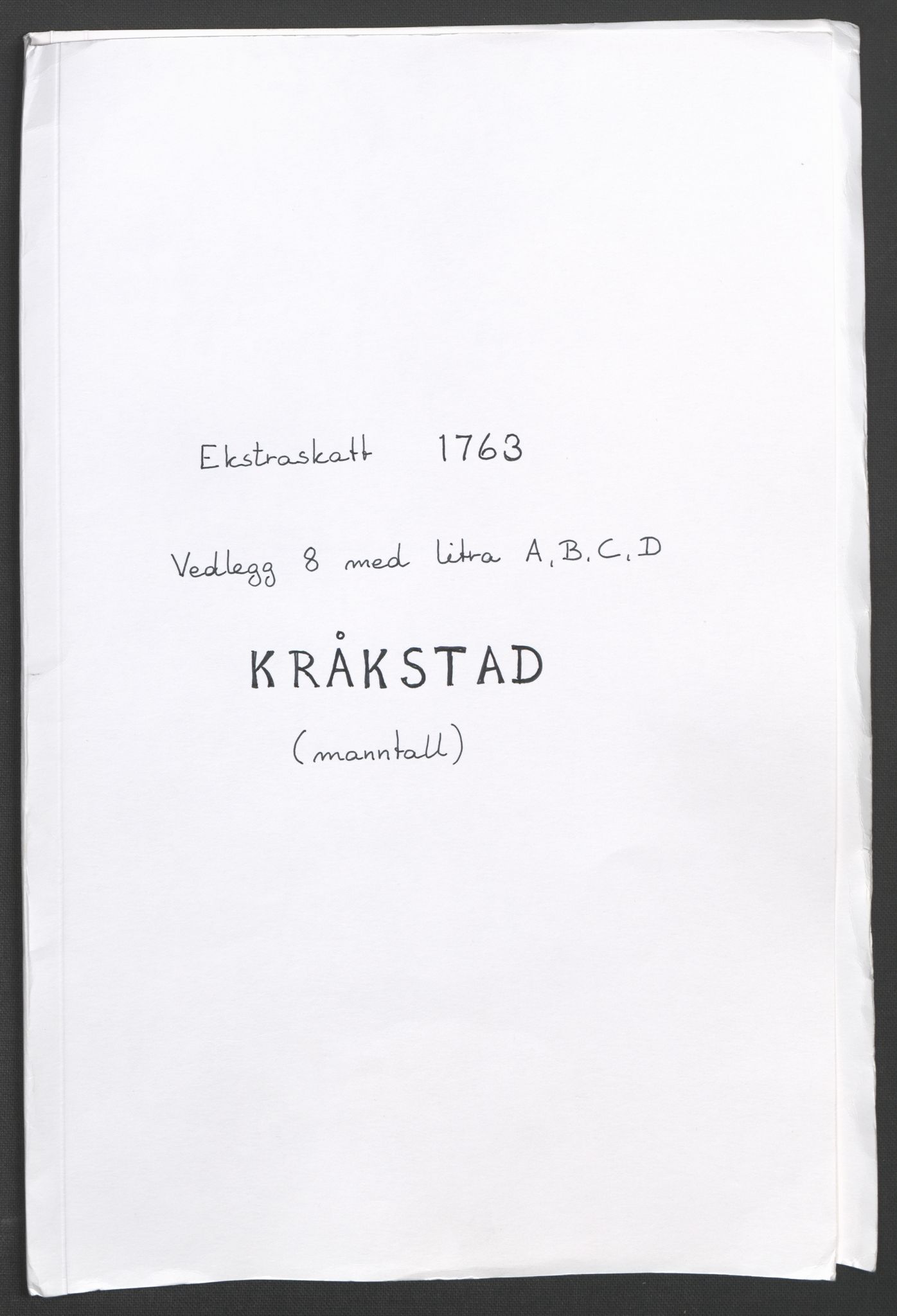Rentekammeret inntil 1814, Reviderte regnskaper, Fogderegnskap, AV/RA-EA-4092/R10/L0560: Ekstraskatten Aker og Follo, 1763, s. 136