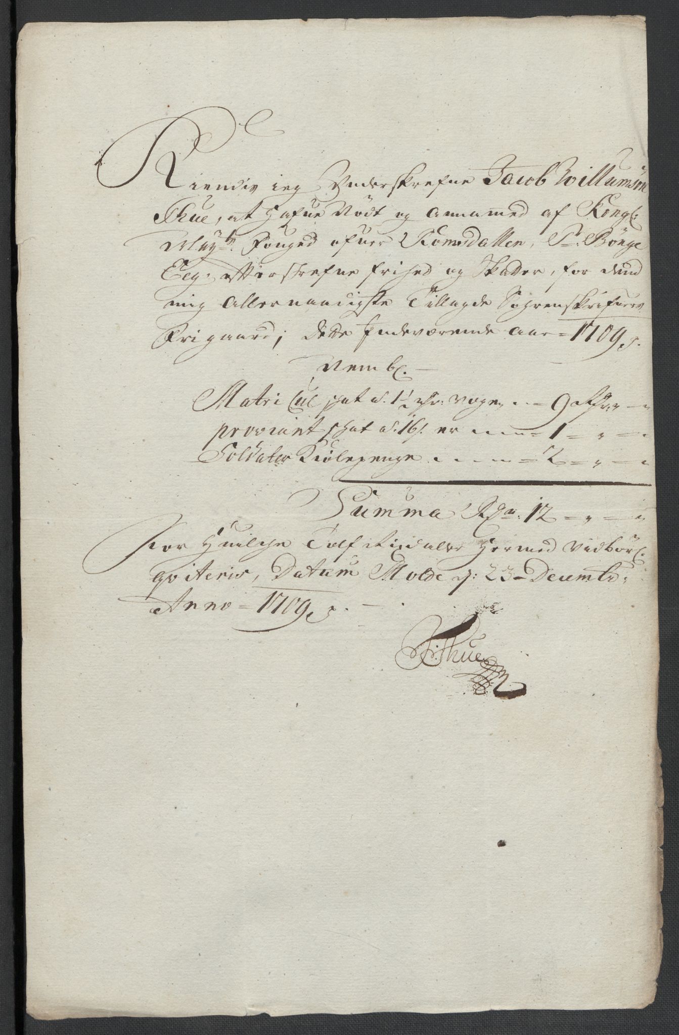 Rentekammeret inntil 1814, Reviderte regnskaper, Fogderegnskap, AV/RA-EA-4092/R55/L3659: Fogderegnskap Romsdal, 1709-1710, s. 165