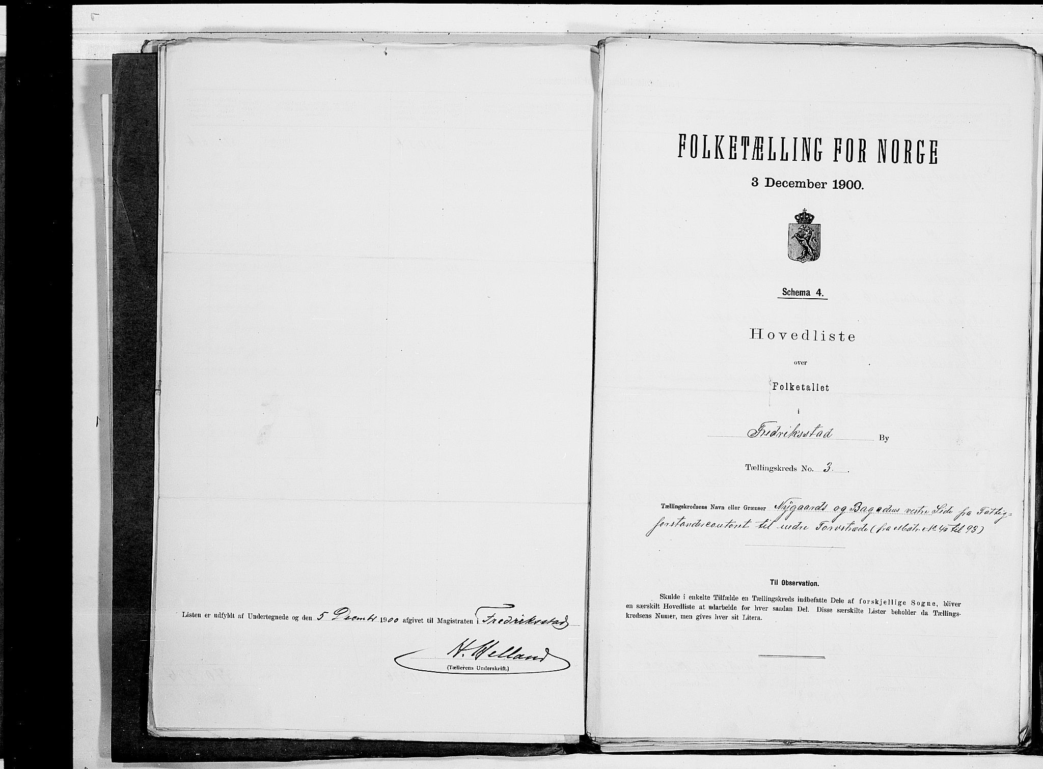 SAO, Folketelling 1900 for 0103 Fredrikstad kjøpstad, 1900, s. 8