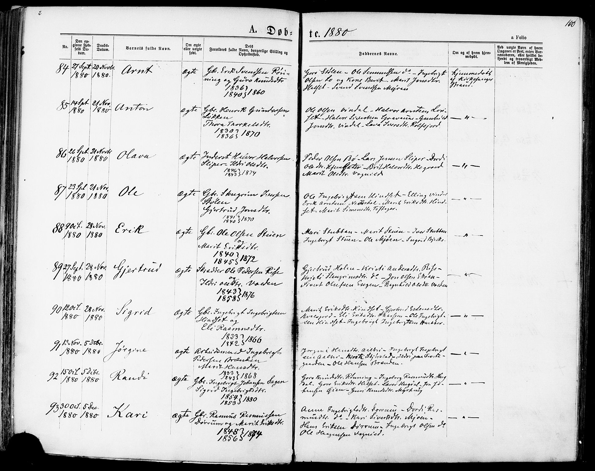 Ministerialprotokoller, klokkerbøker og fødselsregistre - Sør-Trøndelag, AV/SAT-A-1456/678/L0900: Ministerialbok nr. 678A09, 1872-1881, s. 100