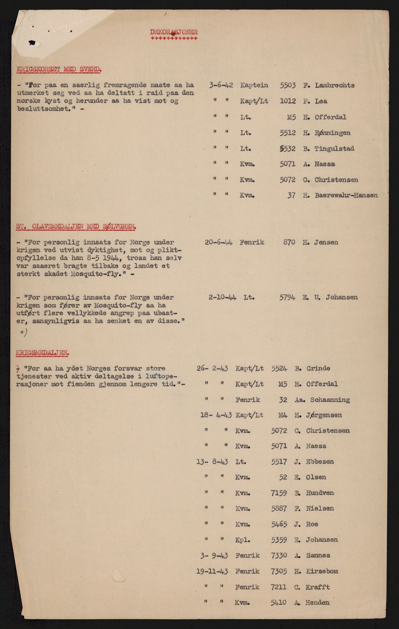 Forsvaret, 333 Skvadron, RA/RAFA-2003/1/Da/L0038: --, 1941-1970, s. 145