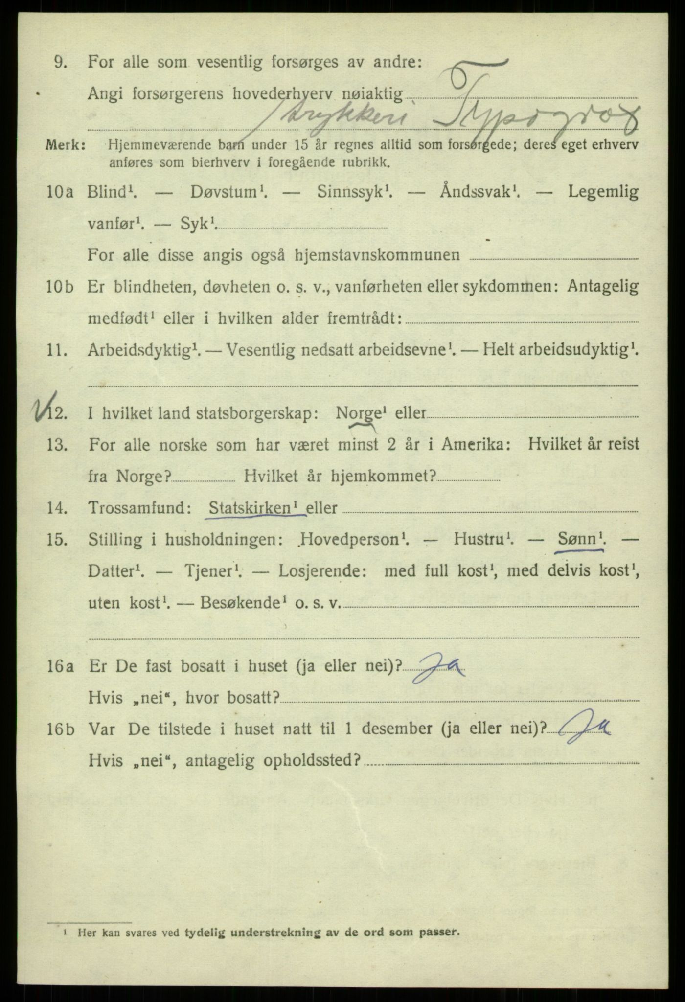 SAB, Folketelling 1920 for 1301 Bergen kjøpstad, 1920, s. 65594
