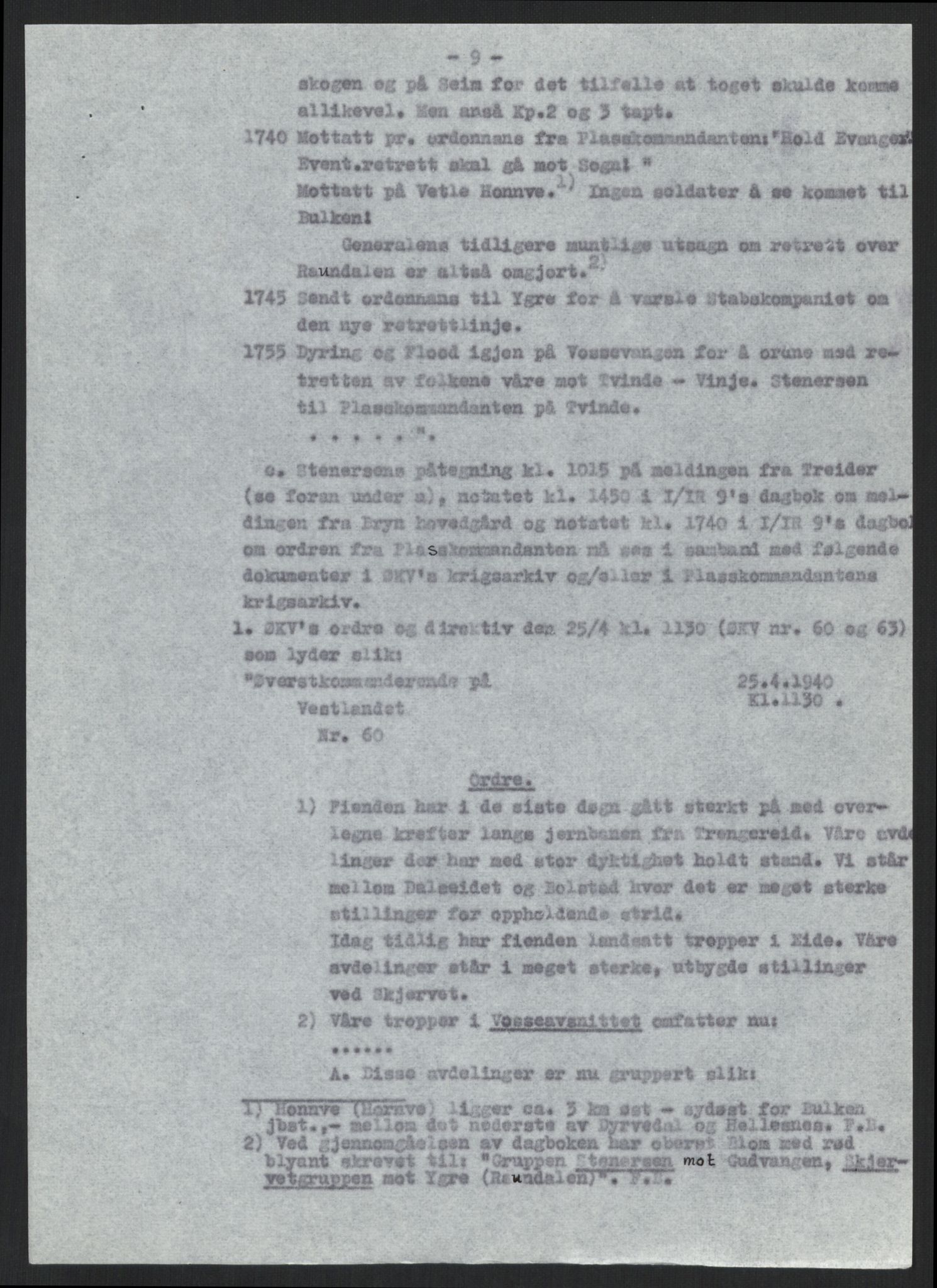 Forsvaret, Forsvarets krigshistoriske avdeling, RA/RAFA-2017/Y/Yb/L0100: II-C-11-401-402  -  4. Divisjon., 1940-1962, s. 275