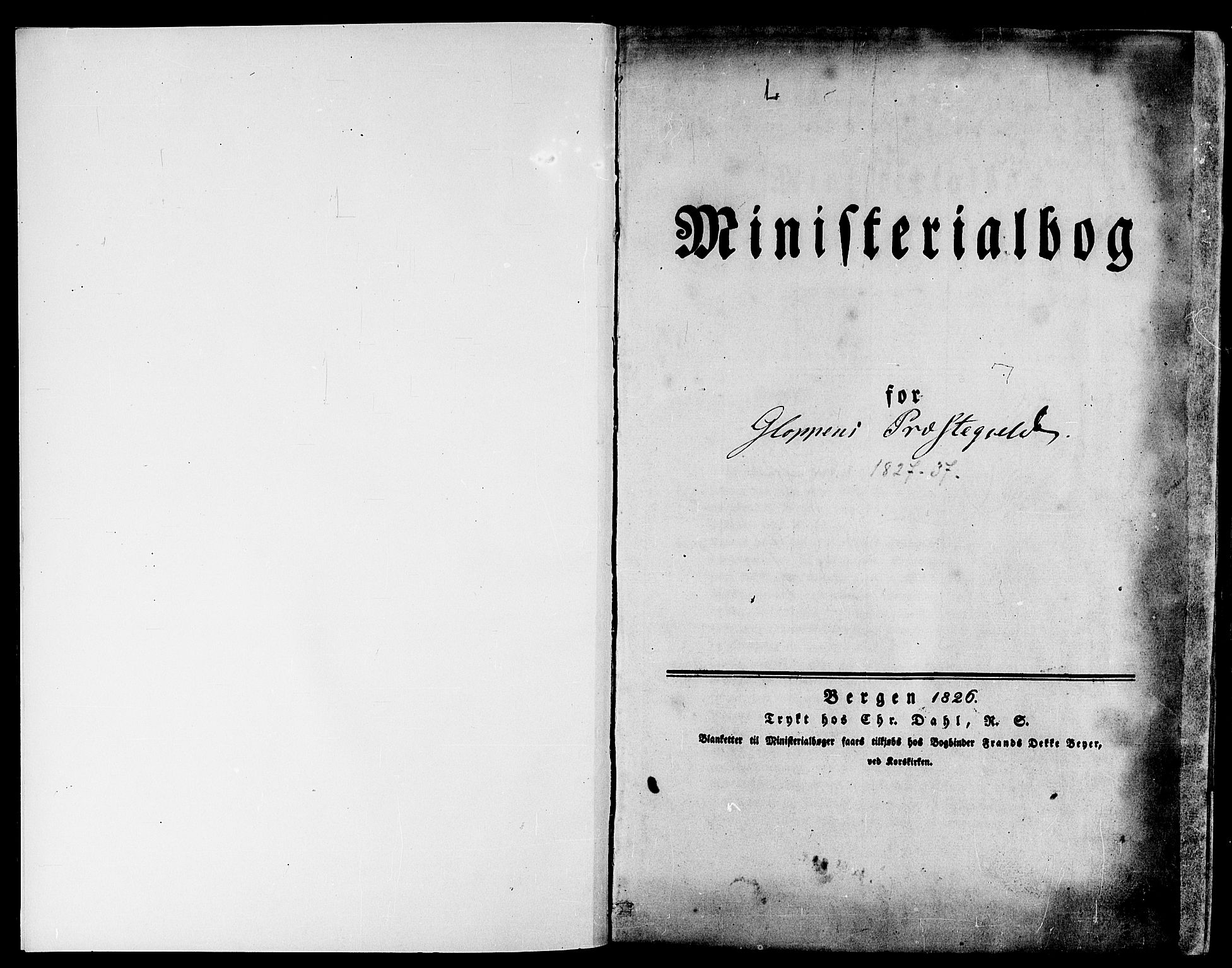 Gloppen sokneprestembete, AV/SAB-A-80101/H/Haa/Haaa/L0007: Ministerialbok nr. A 7, 1827-1837