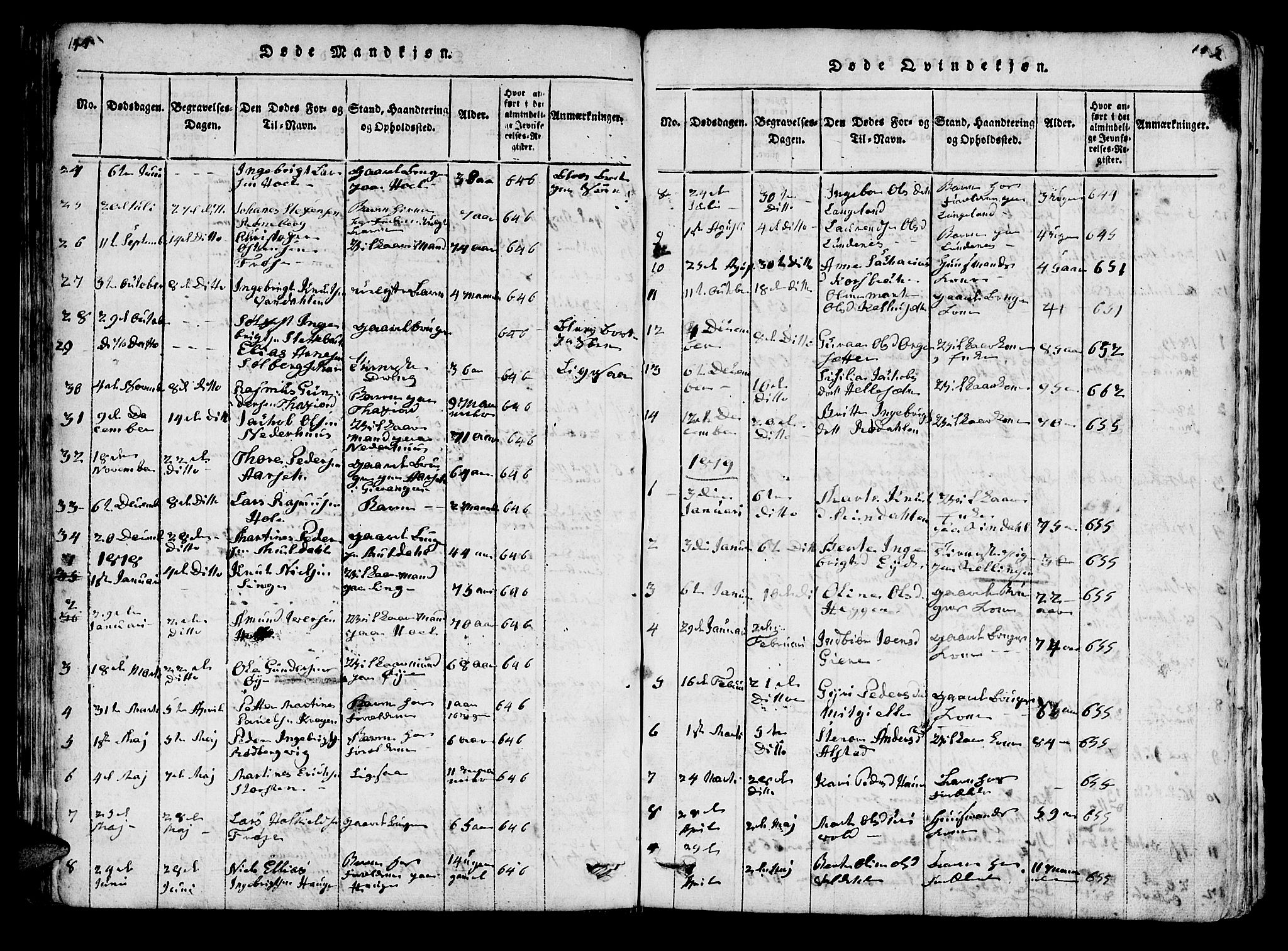 Ministerialprotokoller, klokkerbøker og fødselsregistre - Møre og Romsdal, AV/SAT-A-1454/519/L0246: Ministerialbok nr. 519A05, 1817-1834, s. 194-195