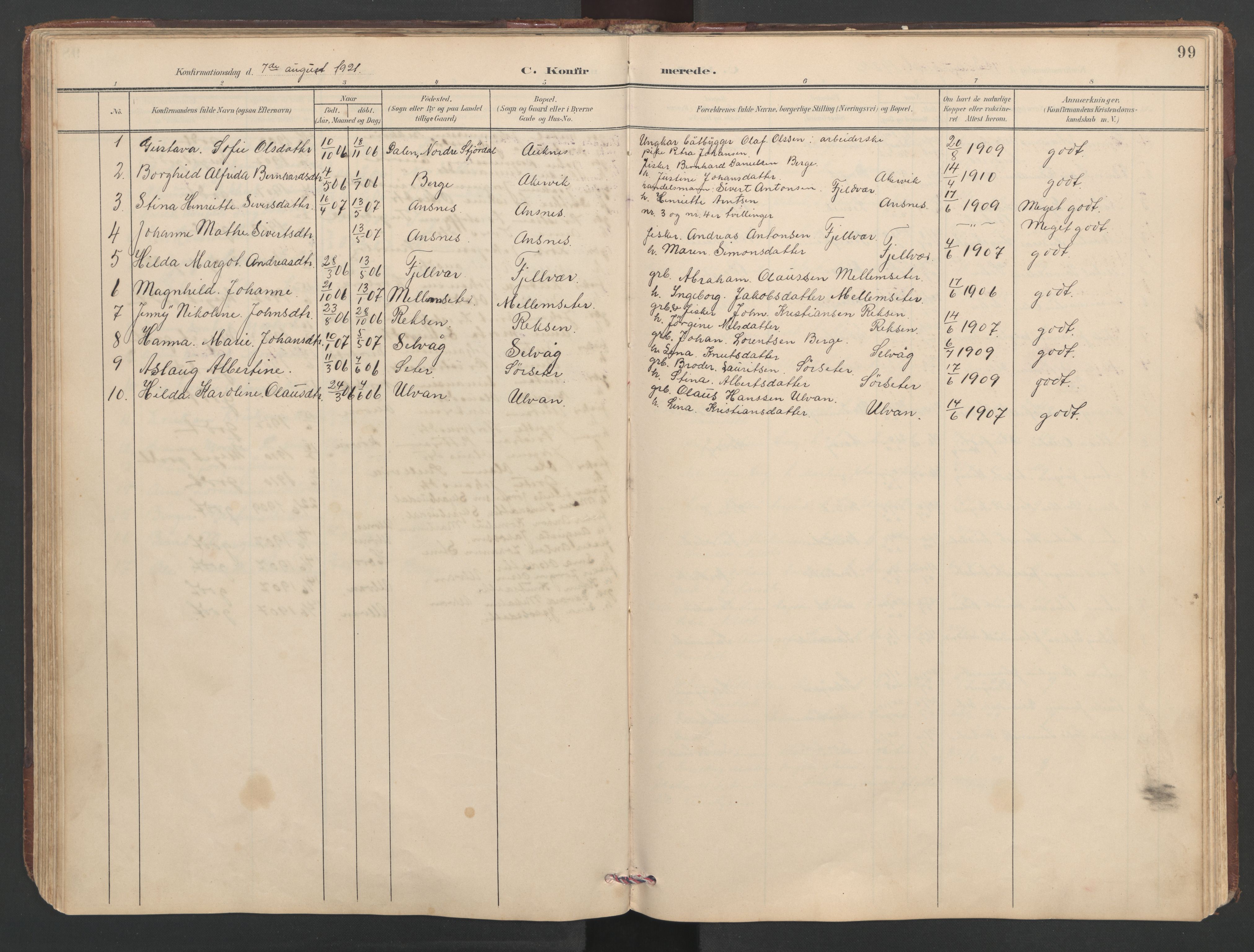 Ministerialprotokoller, klokkerbøker og fødselsregistre - Sør-Trøndelag, SAT/A-1456/638/L0571: Klokkerbok nr. 638C03, 1901-1930, s. 99