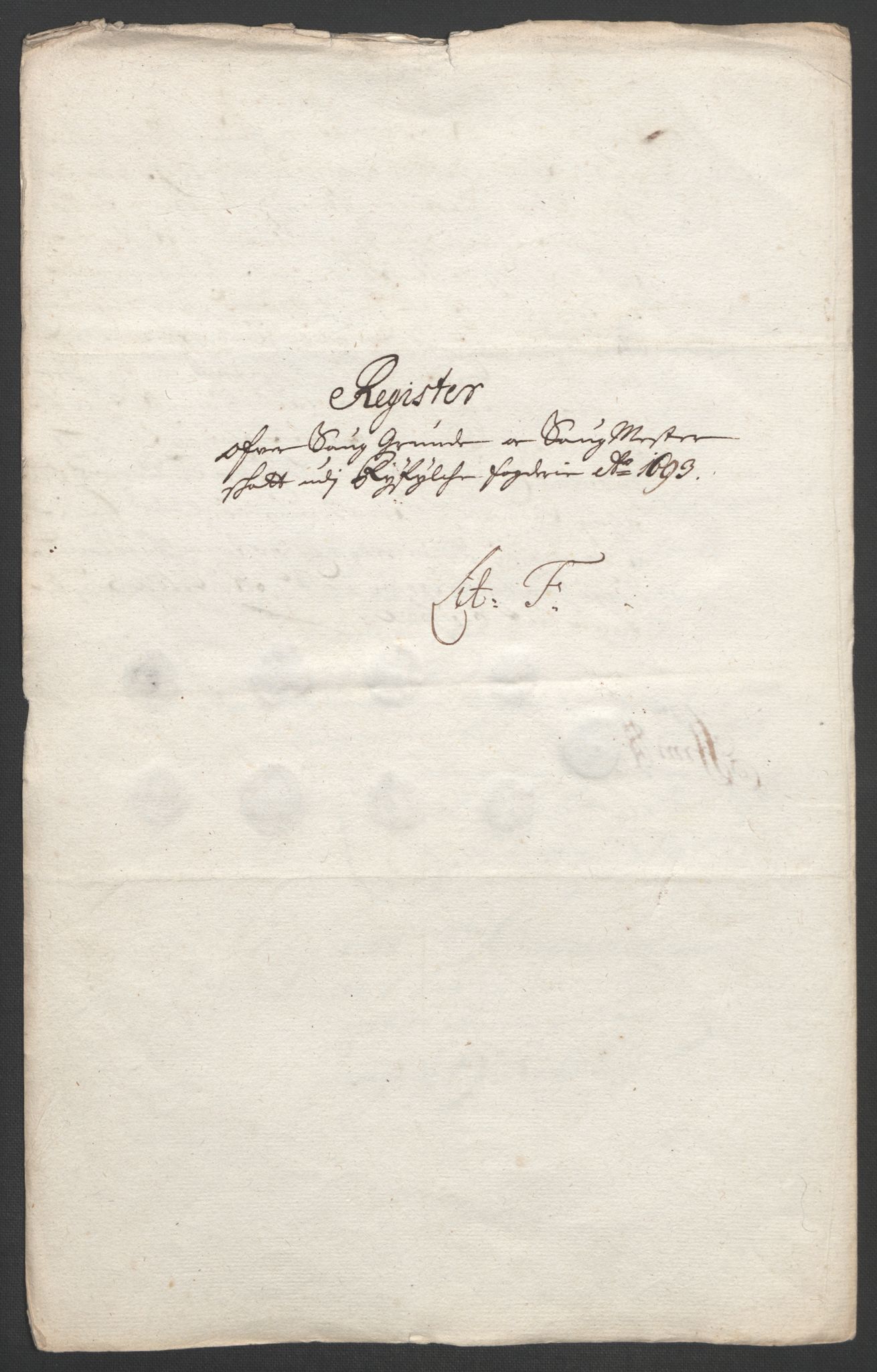 Rentekammeret inntil 1814, Reviderte regnskaper, Fogderegnskap, RA/EA-4092/R47/L2856: Fogderegnskap Ryfylke, 1689-1693, s. 648
