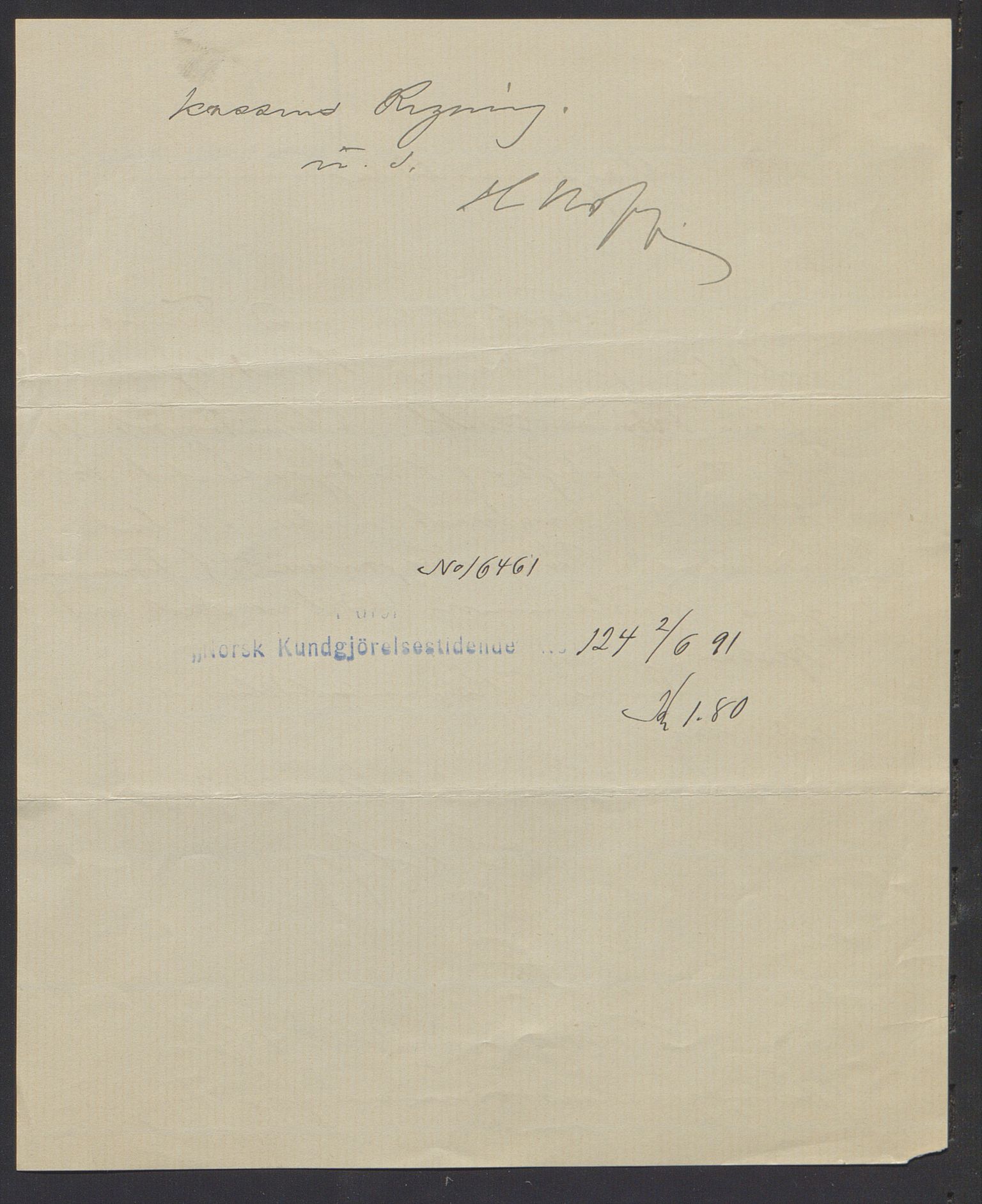 Nordre Gudbrandsdalen fogderi, SAH/FOGDO-003/J/Jb/L0001: Bilag til firmaregisteret, 1909, s. 3