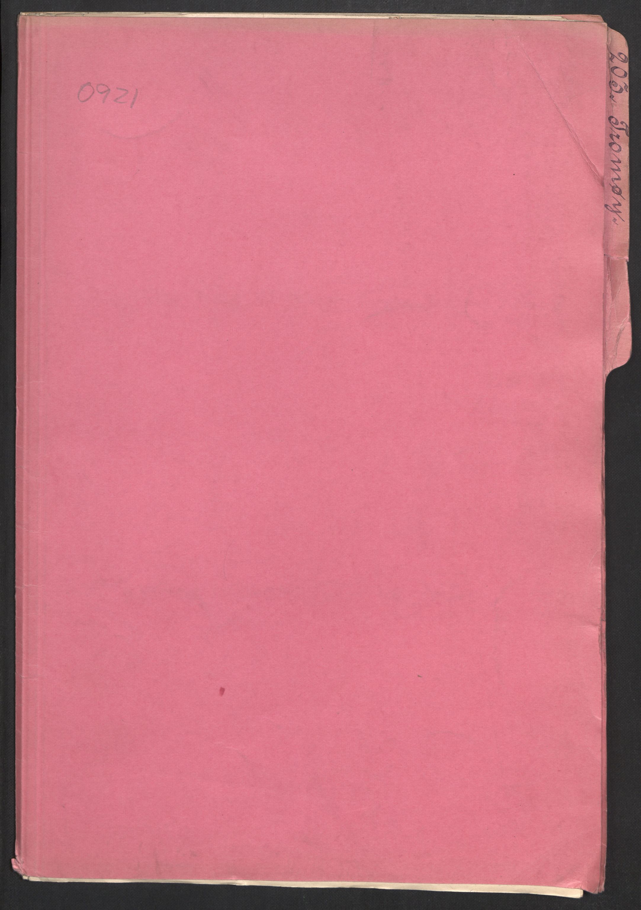 SAK, Folketelling 1920 for 0921 Tromøy herred, 1920, s. 1