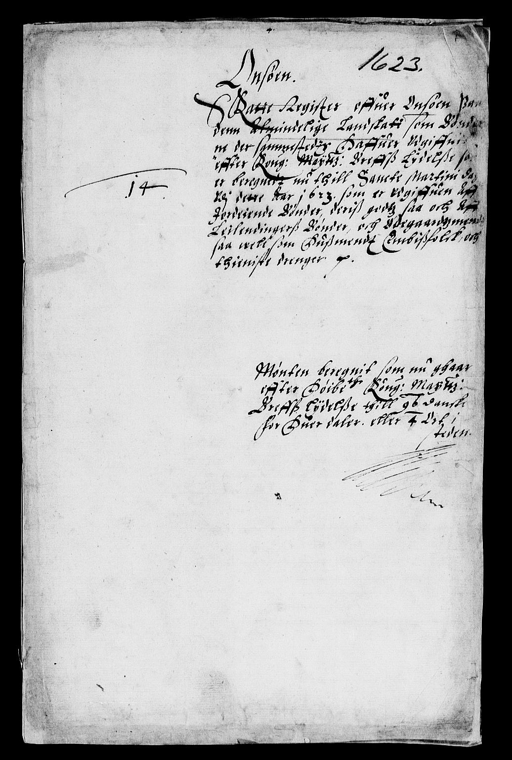 Rentekammeret inntil 1814, Reviderte regnskaper, Lensregnskaper, AV/RA-EA-5023/R/Rb/Rba/L0066: Akershus len, 1623-1624