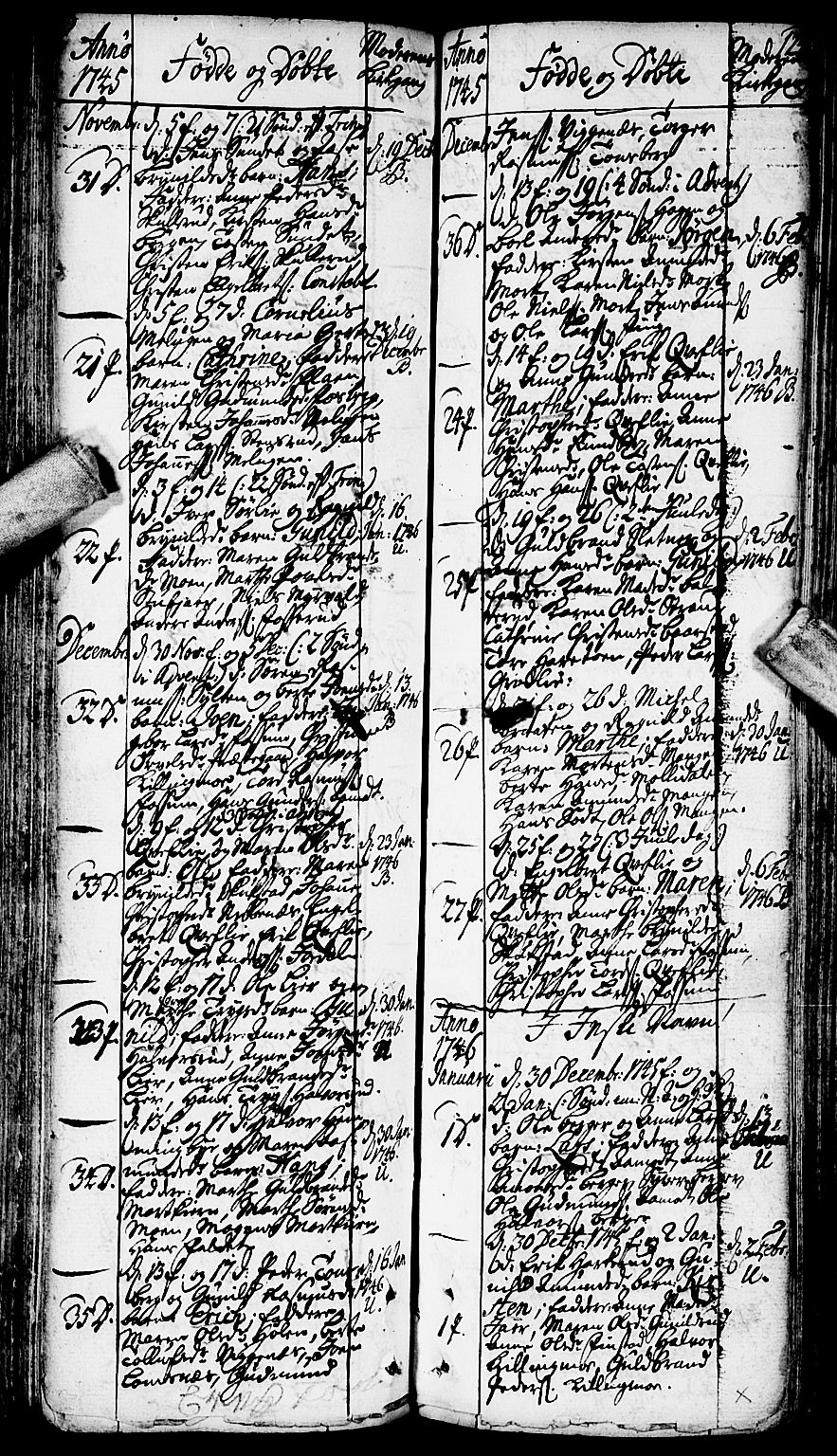 Aurskog prestekontor Kirkebøker, SAO/A-10304a/F/Fa/L0002: Ministerialbok nr. I 2, 1735-1766, s. 124