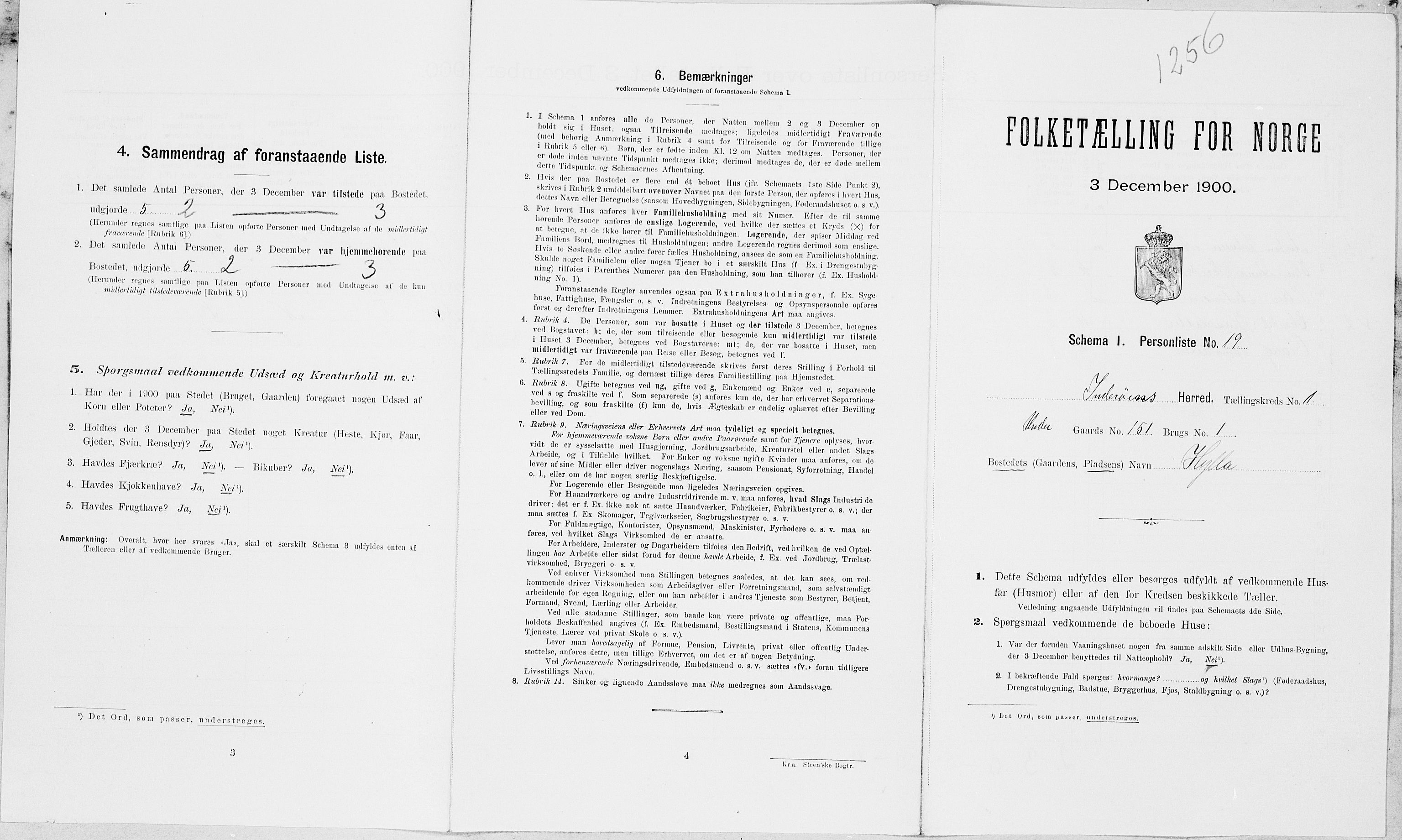 SAT, Folketelling 1900 for 1729 Inderøy herred, 1900, s. 150
