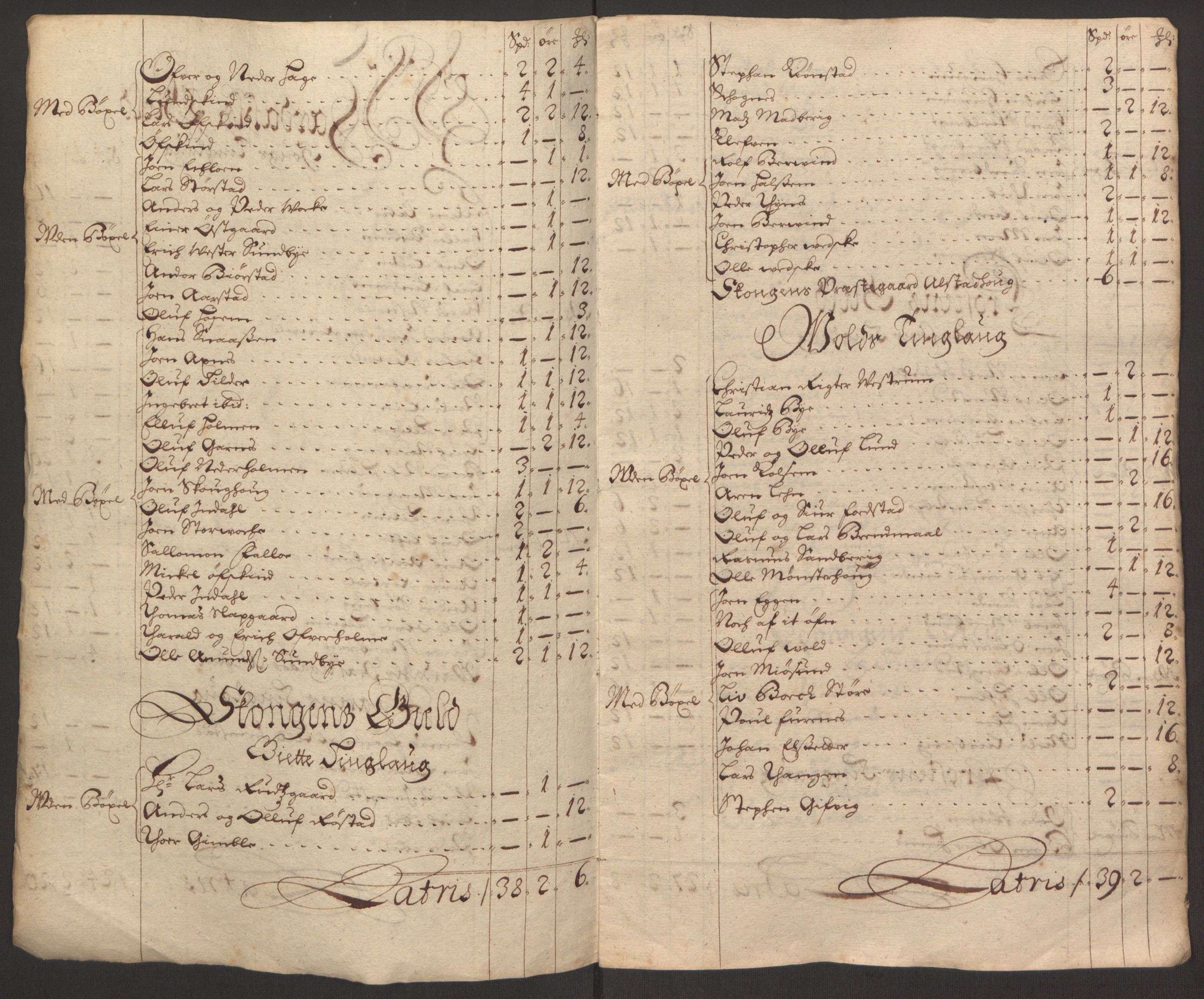 Rentekammeret inntil 1814, Reviderte regnskaper, Fogderegnskap, RA/EA-4092/R62/L4186: Fogderegnskap Stjørdal og Verdal, 1693-1694, s. 189