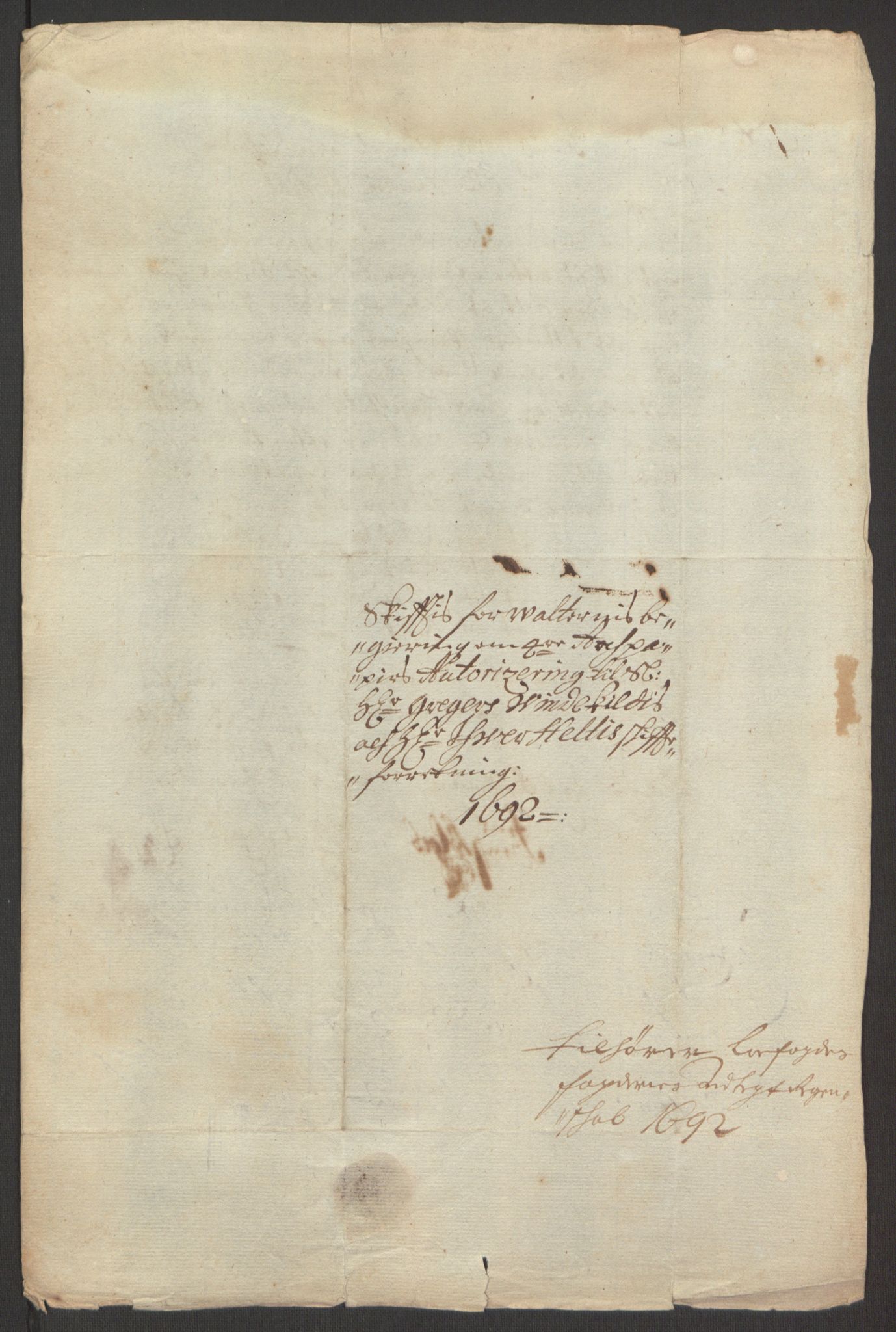 Rentekammeret inntil 1814, Reviderte regnskaper, Fogderegnskap, RA/EA-4092/R67/L4675: Fogderegnskap Vesterålen, Andenes og Lofoten, 1691-1693, s. 203