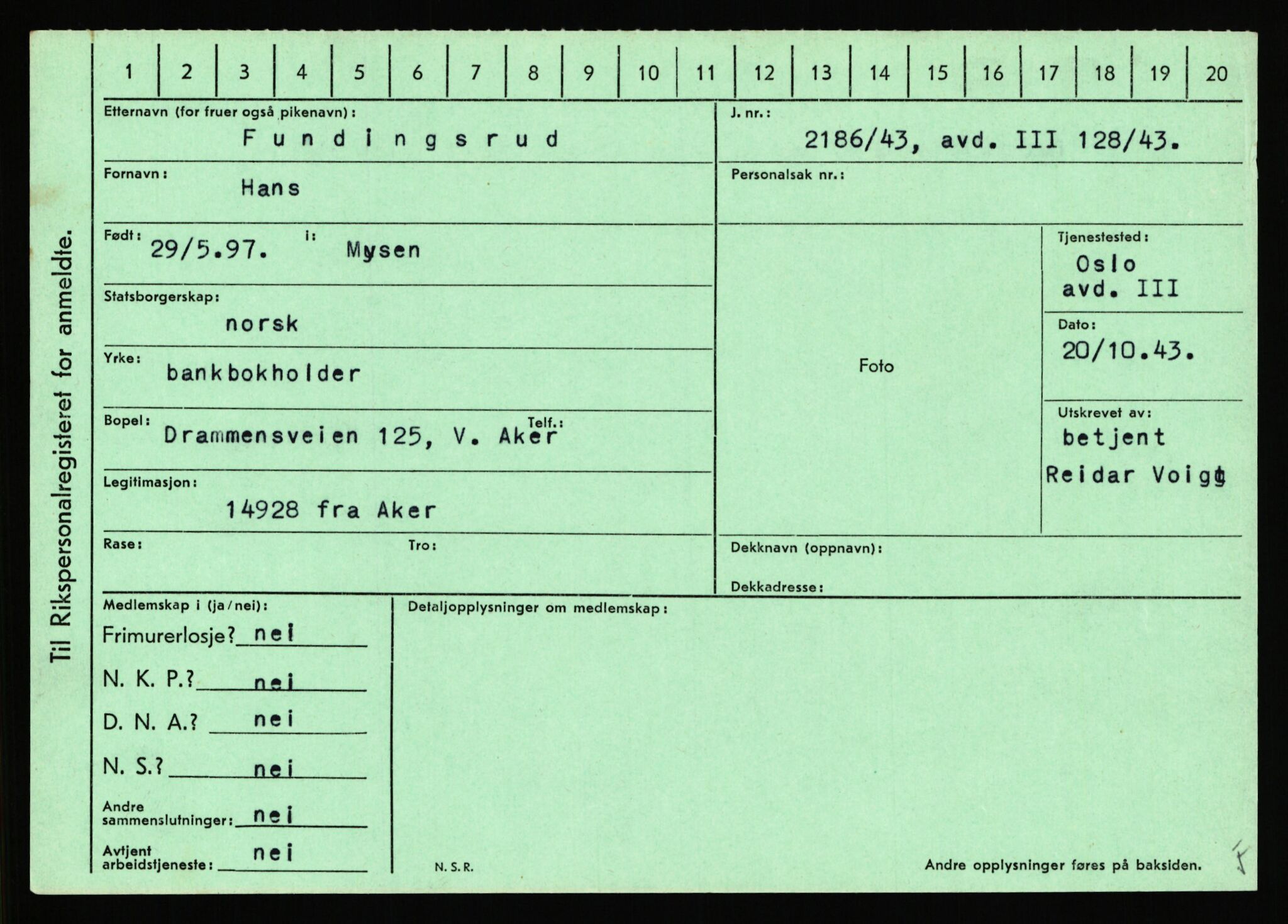 Statspolitiet - Hovedkontoret / Osloavdelingen, AV/RA-S-1329/C/Ca/L0004: Eid - funn av gjenstander	, 1943-1945, s. 5099