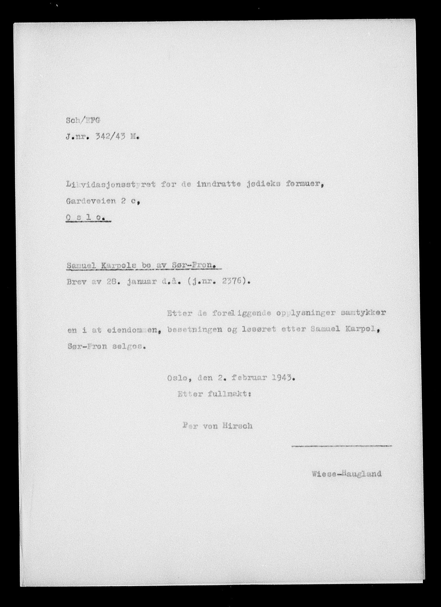 Justisdepartementet, Tilbakeføringskontoret for inndratte formuer, AV/RA-S-1564/H/Hc/Hcc/L0949: --, 1945-1947, s. 691