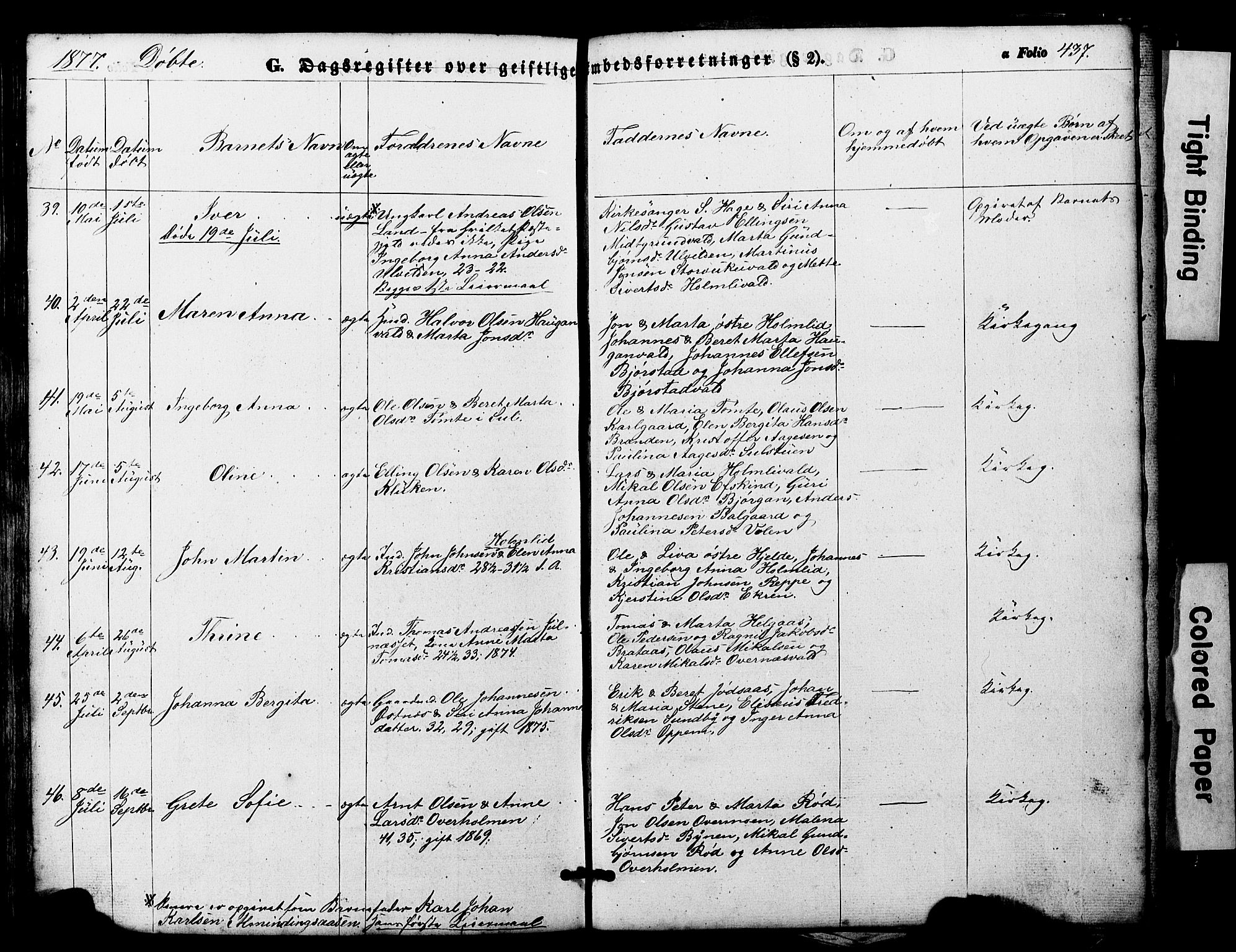 Ministerialprotokoller, klokkerbøker og fødselsregistre - Nord-Trøndelag, AV/SAT-A-1458/724/L0268: Klokkerbok nr. 724C04, 1846-1878, s. 437