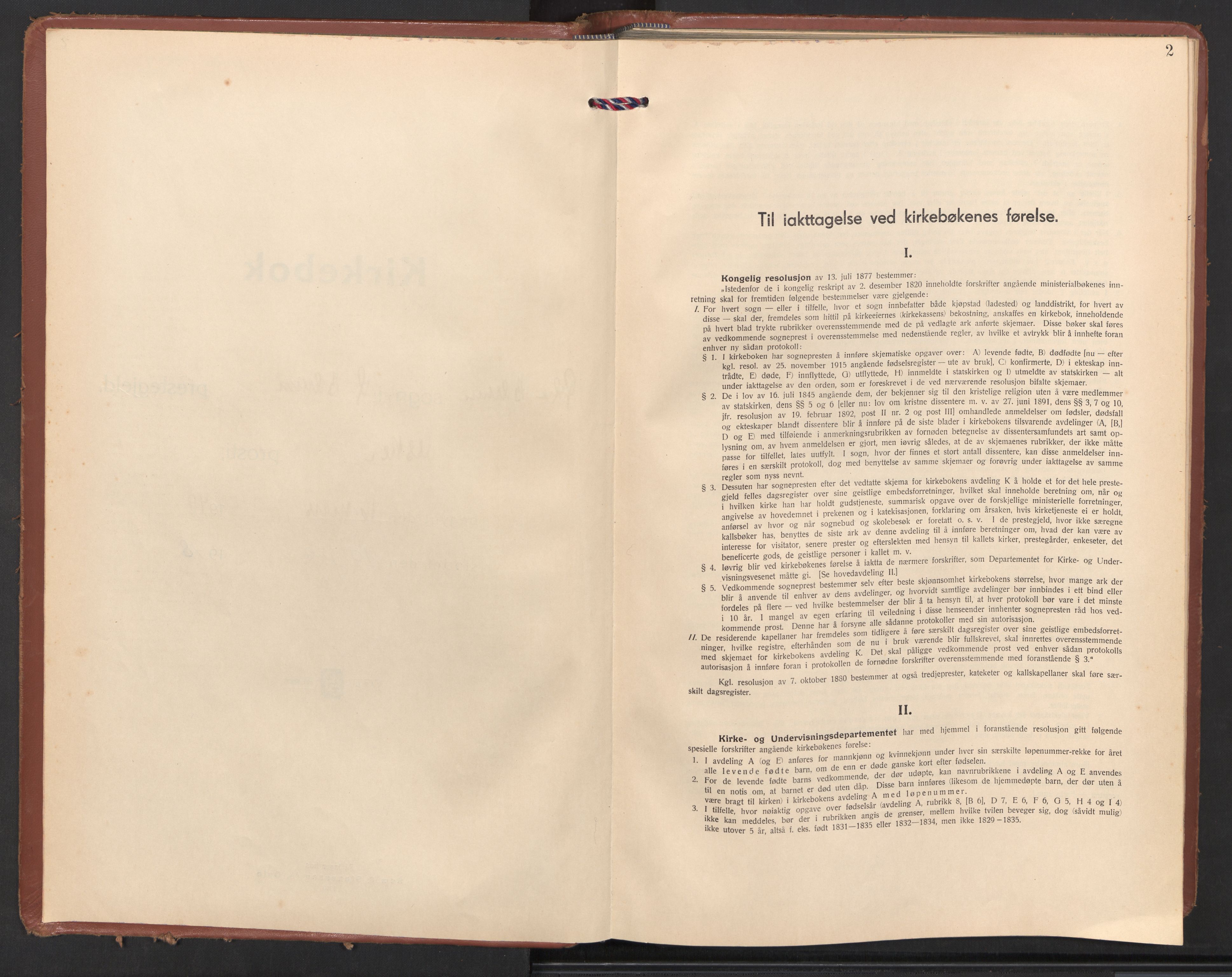 Østre Bærum prestekontor Kirkebøker, AV/SAO-A-10887/F/Fa/L0008: Ministerialbok nr. 8, 1940-1948, s. 2