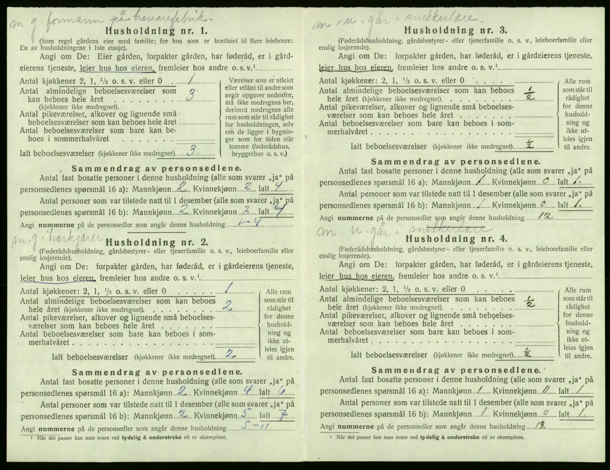 SAB, Folketelling 1920 for 1221 Stord herred, 1920, s. 863