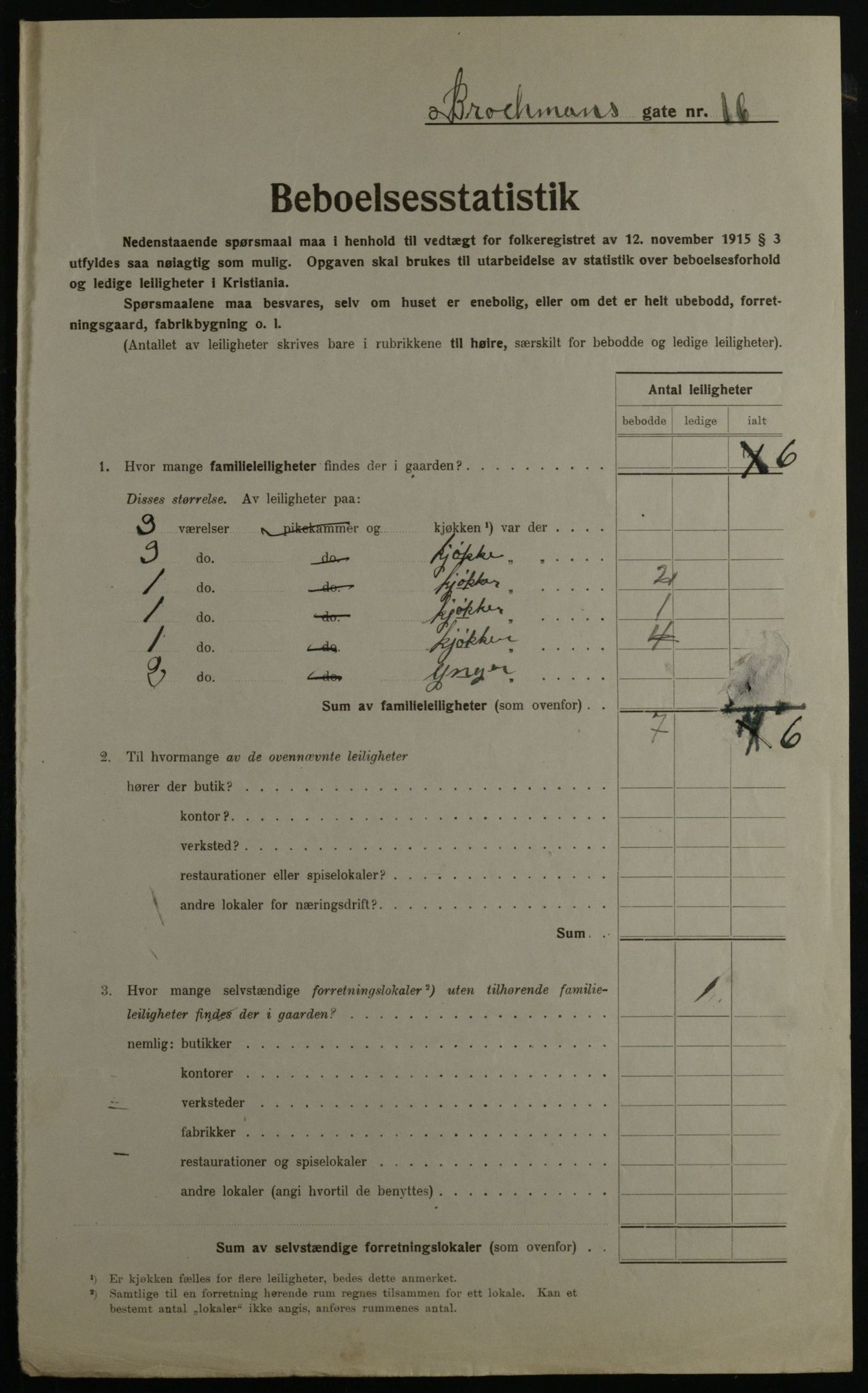 OBA, Kommunal folketelling 1.12.1923 for Kristiania, 1923, s. 10746