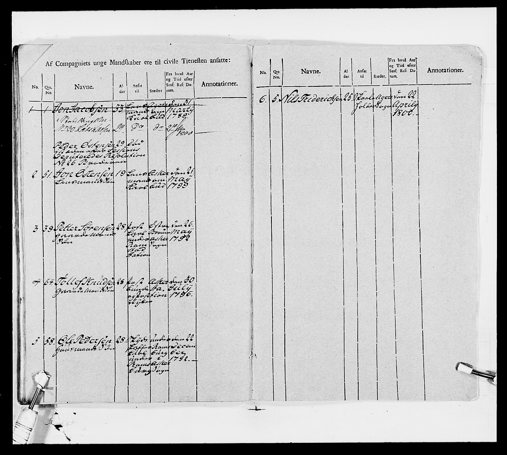 Generalitets- og kommissariatskollegiet, Det kongelige norske kommissariatskollegium, AV/RA-EA-5420/E/Eh/L0006: Akershusiske dragonregiment, 1796-1800, s. 411