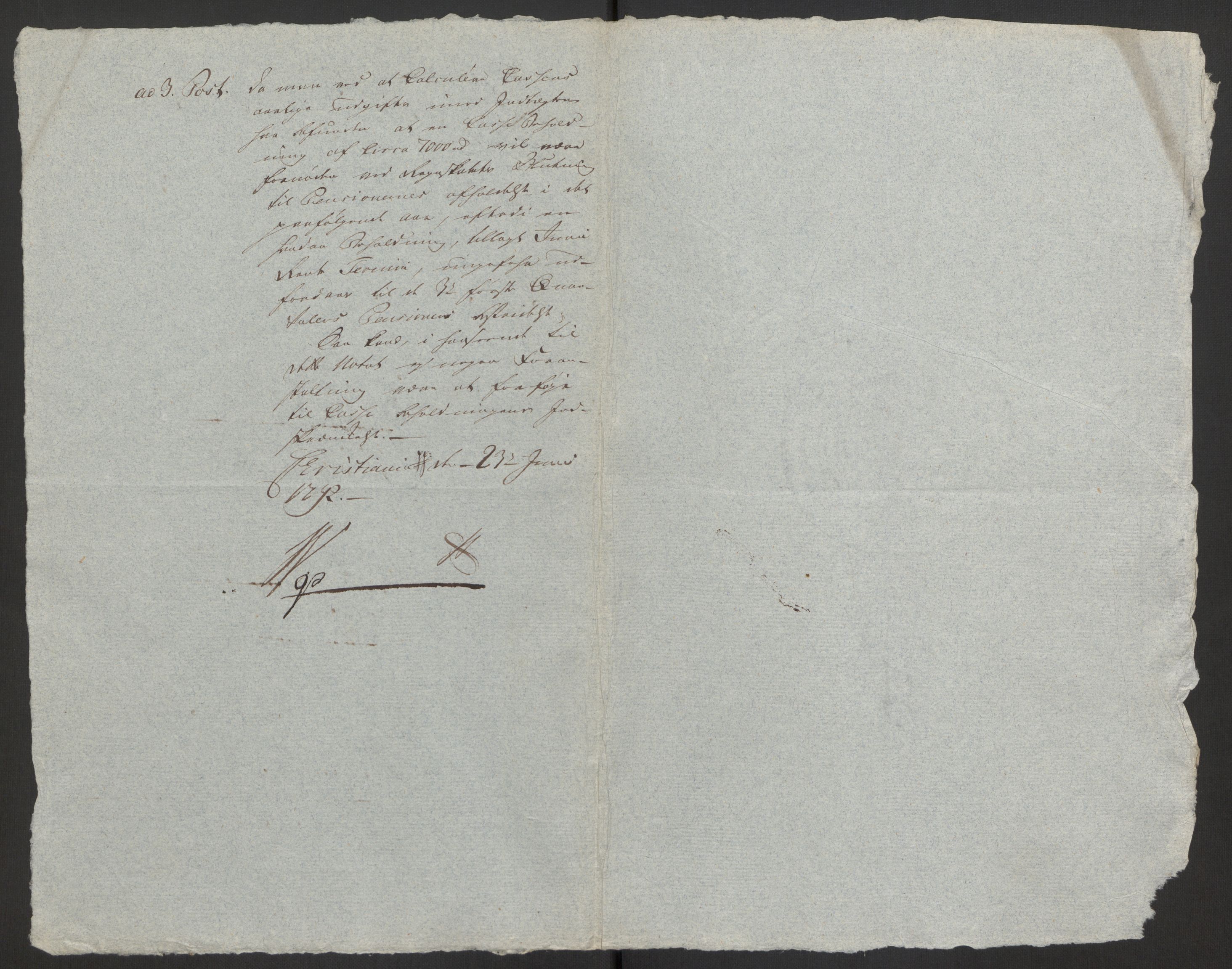 Forsvaret, Den norske kvesthuskasse/krigshospitalkasse, AV/RA-RAFA-1887/F/Fa/L0008: Konsepter, 1790-1793, s. 867