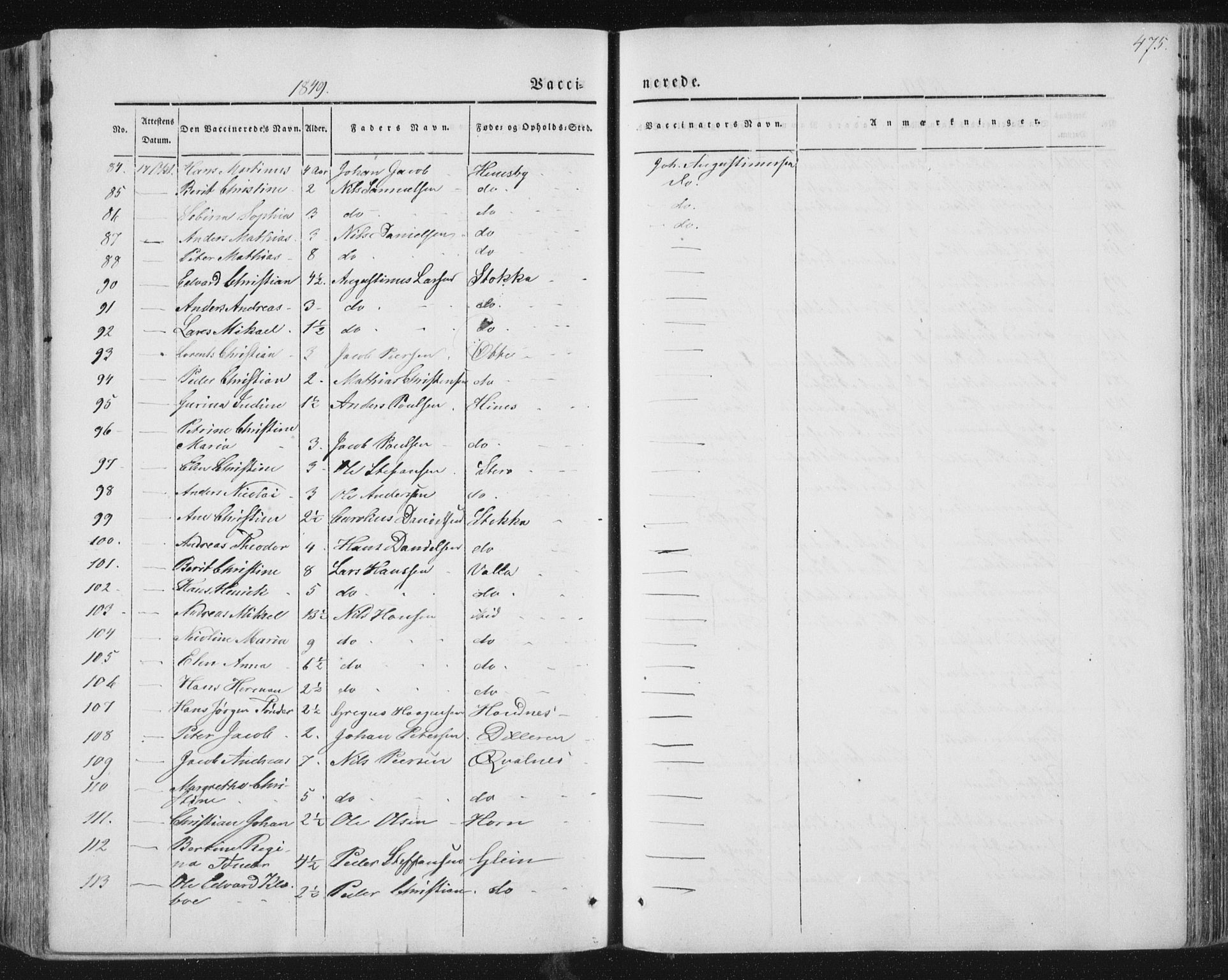 Ministerialprotokoller, klokkerbøker og fødselsregistre - Nordland, AV/SAT-A-1459/838/L0549: Ministerialbok nr. 838A07, 1840-1854, s. 475