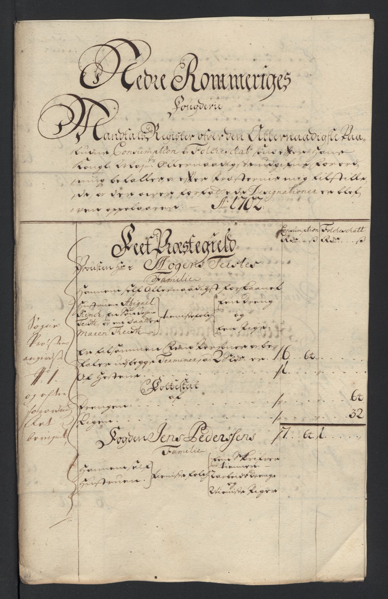 Rentekammeret inntil 1814, Reviderte regnskaper, Fogderegnskap, RA/EA-4092/R11/L0585: Fogderegnskap Nedre Romerike, 1702, s. 179