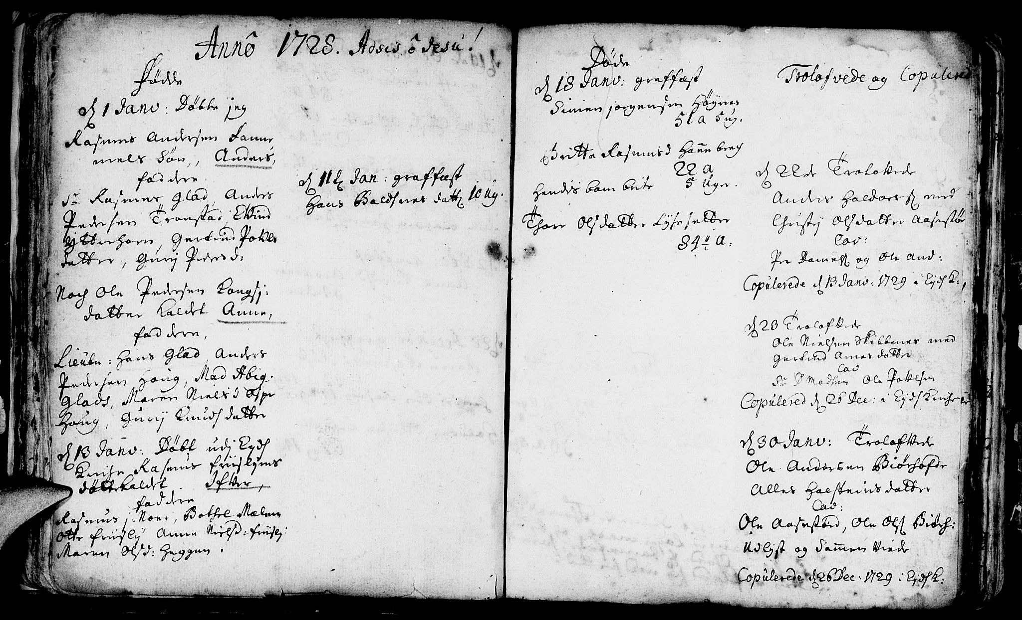 Eid sokneprestembete, AV/SAB-A-82301/H/Haa/Haaa/L0001: Ministerialbok nr. A 1, 1722-1740, s. 40