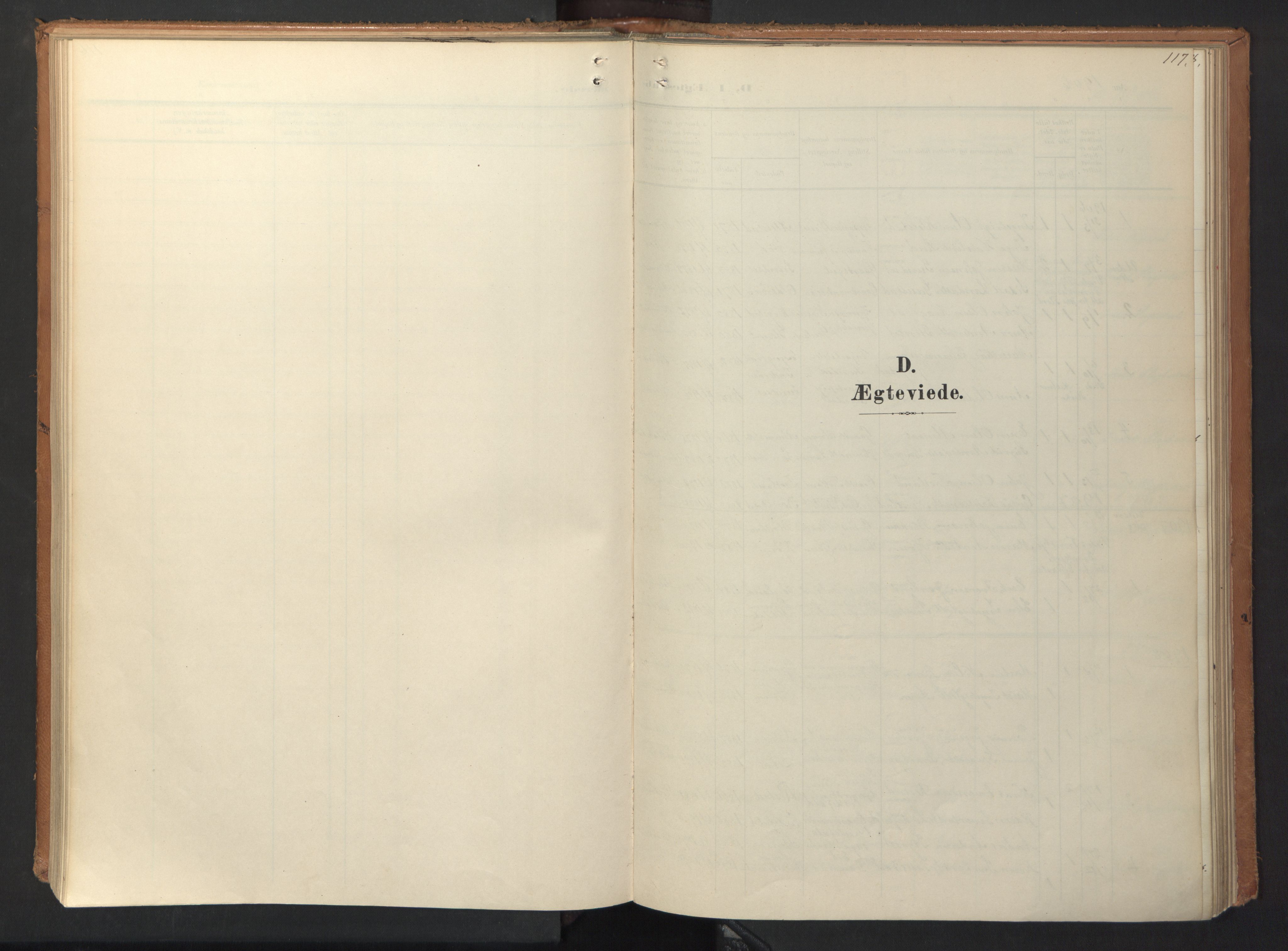 Ministerialprotokoller, klokkerbøker og fødselsregistre - Sør-Trøndelag, SAT/A-1456/694/L1128: Ministerialbok nr. 694A02, 1906-1931, s. 117