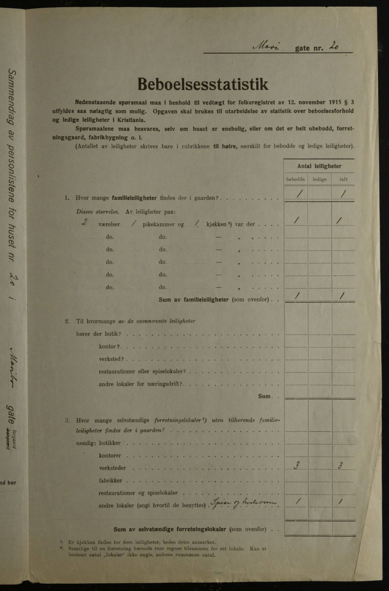 OBA, Kommunal folketelling 1.12.1923 for Kristiania, 1923, s. 67427