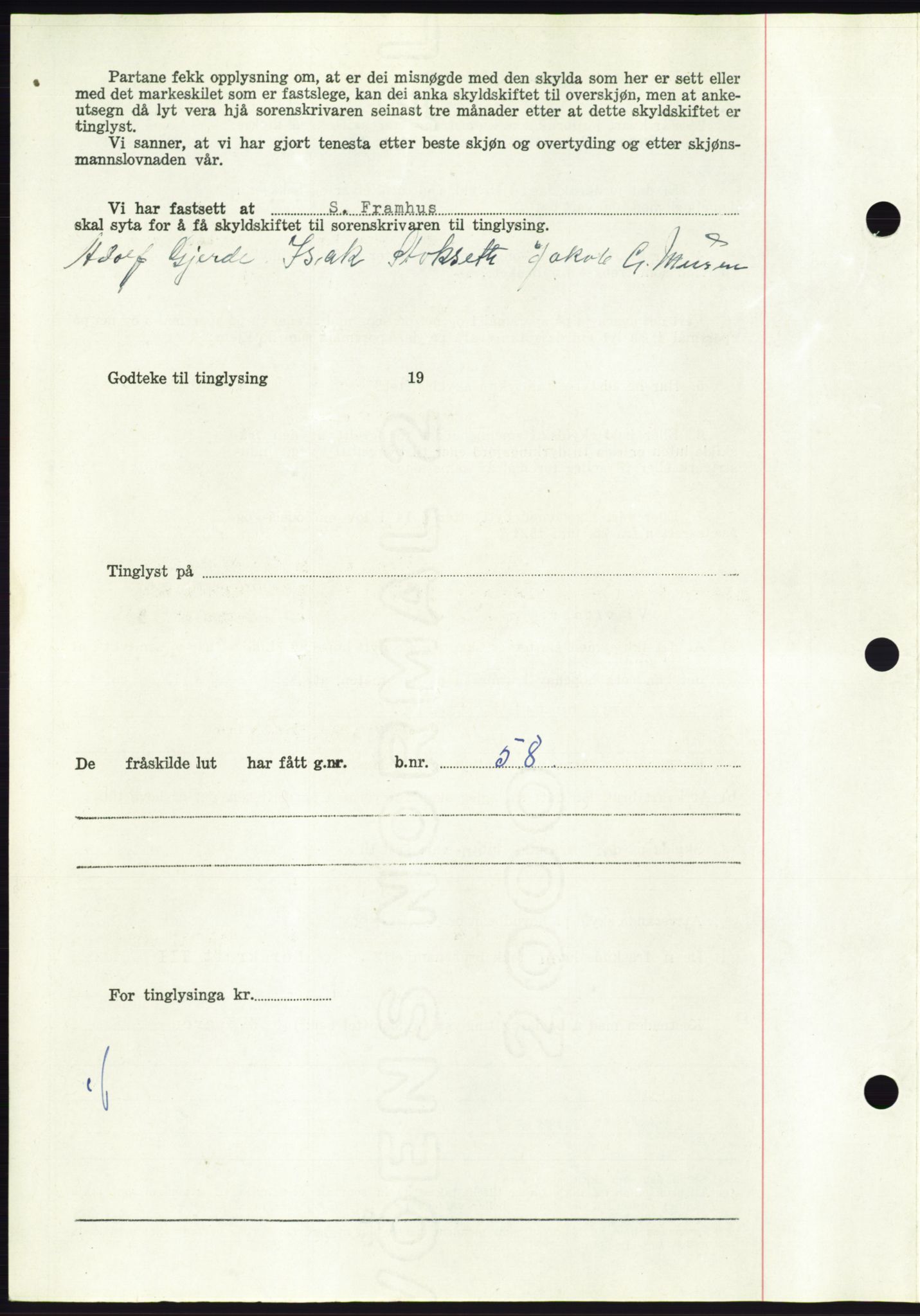 Søre Sunnmøre sorenskriveri, AV/SAT-A-4122/1/2/2C/L0102: Pantebok nr. 28A, 1955-1956, Dagboknr: 2397/1955