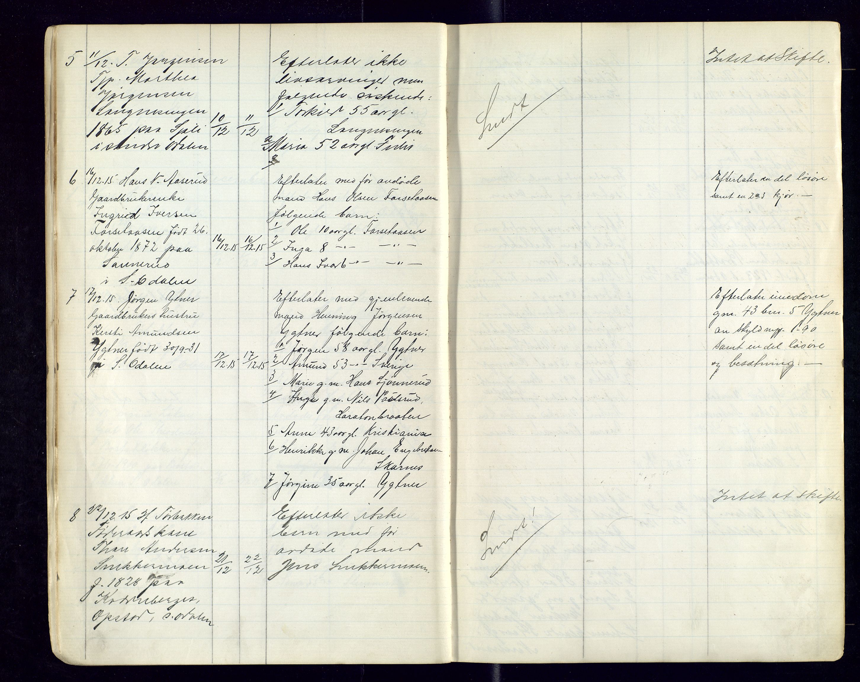 Sør-Odal lensmannskontor, AV/SAH-LHS-022/H/Hb/L0002/0002: Protokoller over anmeldte dødsfall / Protokoll over anmeldte dødsfall, 1915-1921