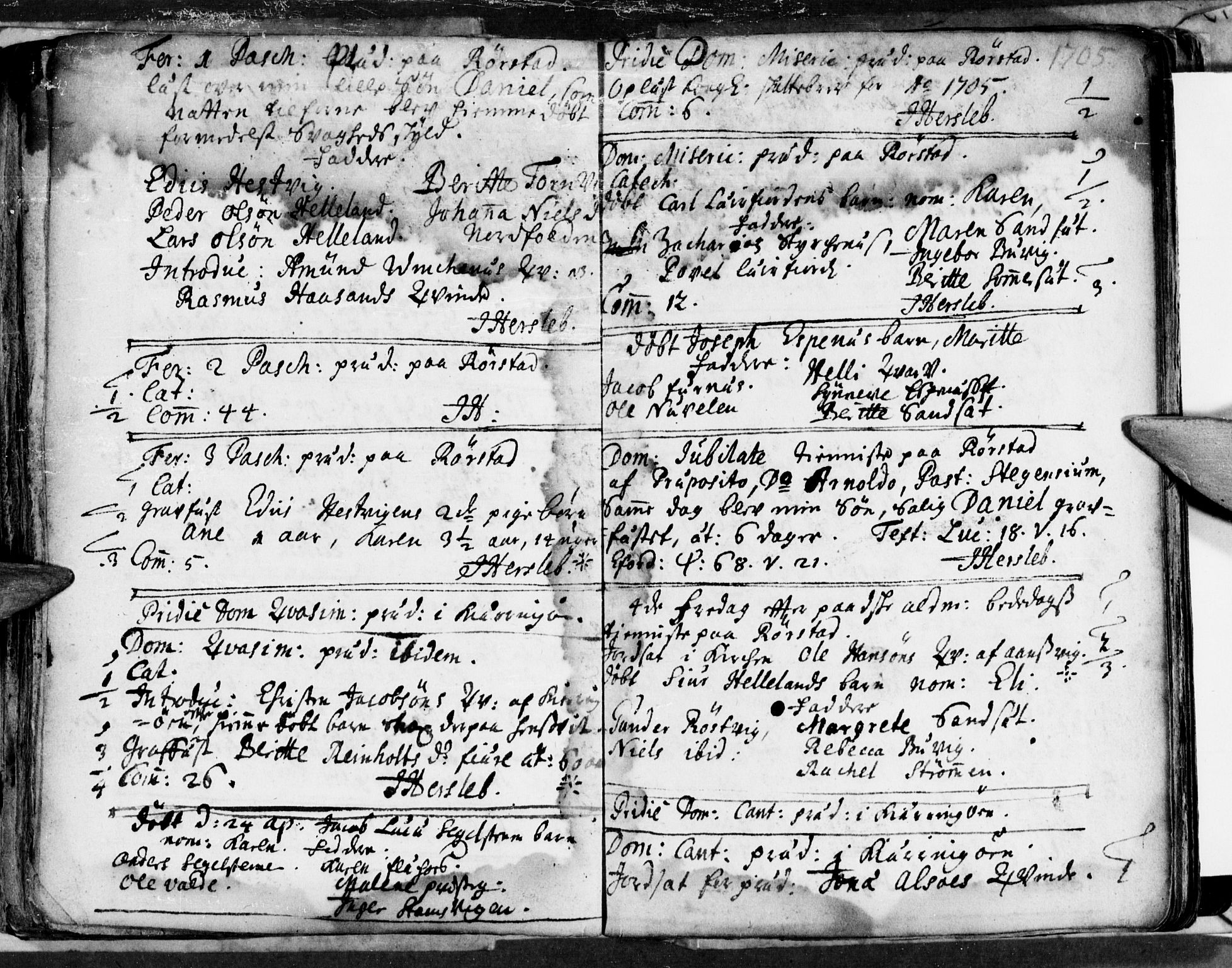 Ministerialprotokoller, klokkerbøker og fødselsregistre - Nordland, AV/SAT-A-1459/853/L0764: Ministerialbok nr. 853A03, 1697-1715