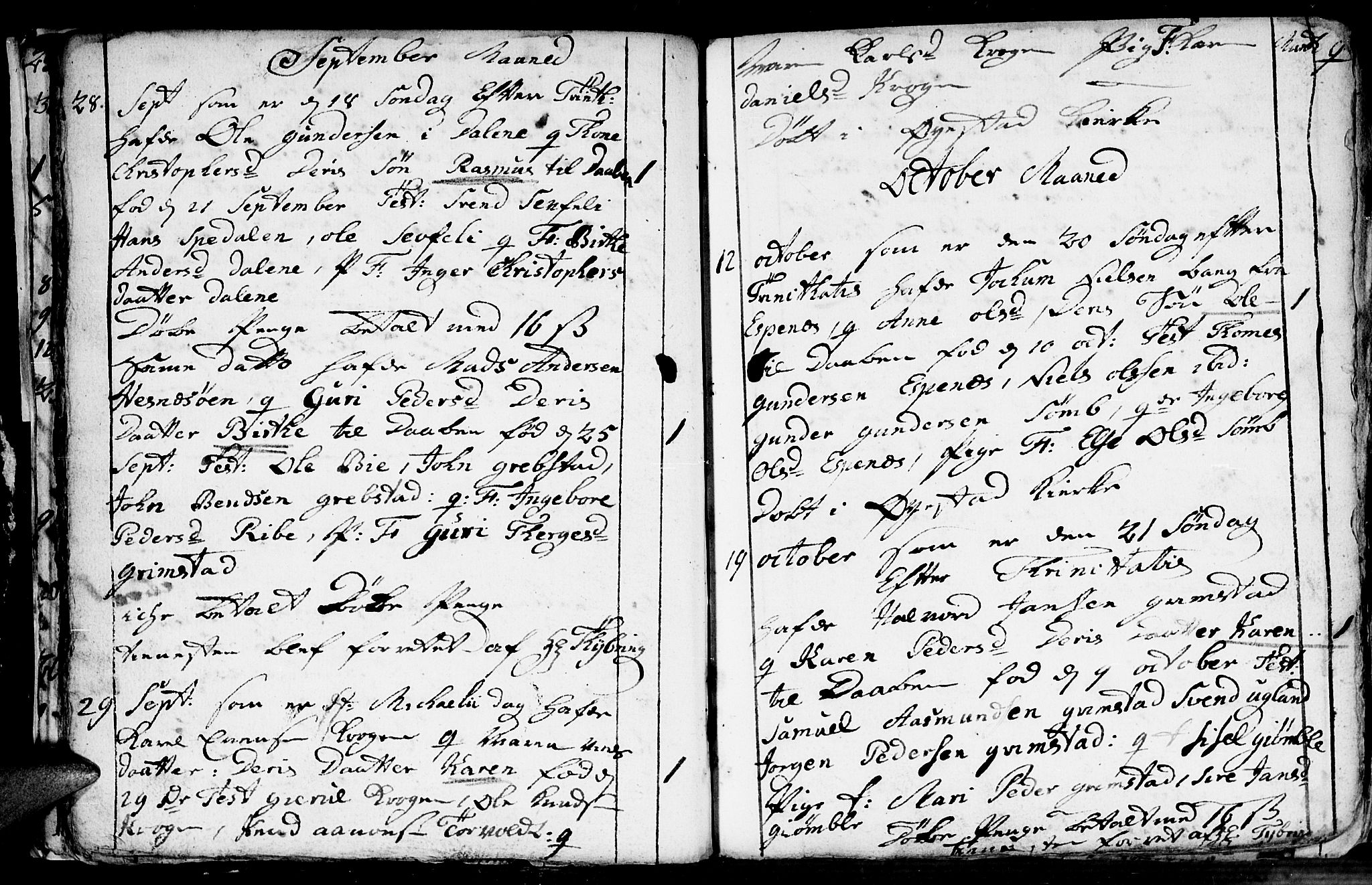 Fjære sokneprestkontor, AV/SAK-1111-0011/F/Fb/L0004: Klokkerbok nr. B 4, 1766-1785, s. 27b-28a