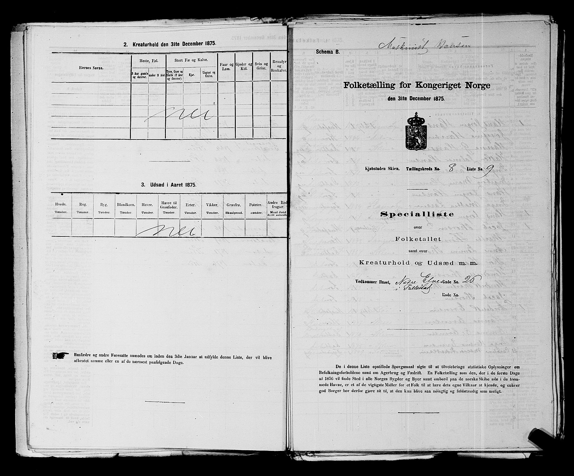 SAKO, Folketelling 1875 for 0806P Skien prestegjeld, 1875, s. 1269