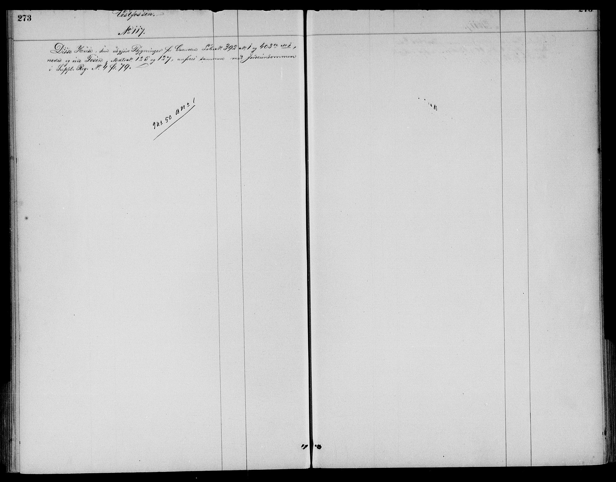 Eiker, Modum og Sigdal sorenskriveri, SAKO/A-123/G/Gb/Gbd/L0002: Panteregister nr. IV 2, s. 273