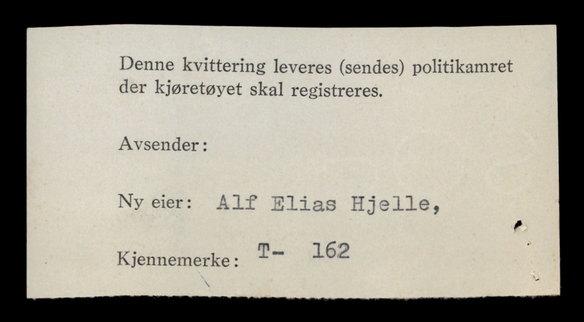 Møre og Romsdal vegkontor - Ålesund trafikkstasjon, AV/SAT-A-4099/F/Fe/L0002: Registreringskort for kjøretøy T 128 - T 231, 1927-1998, s. 1203