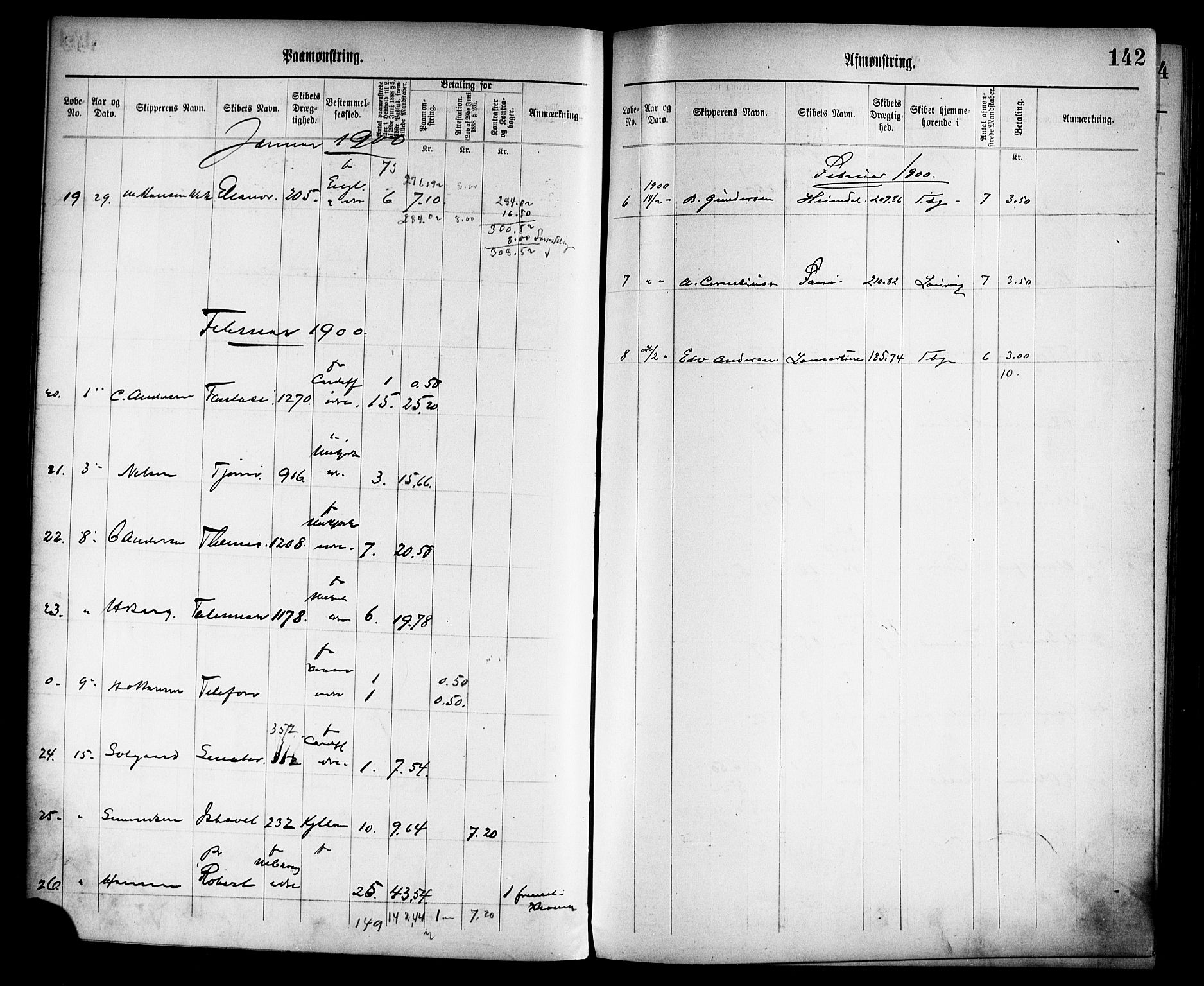 Tønsberg innrulleringskontor, AV/SAKO-A-786/H/Ha/L0005: Mønstringsjournal, 1896-1906, s. 145