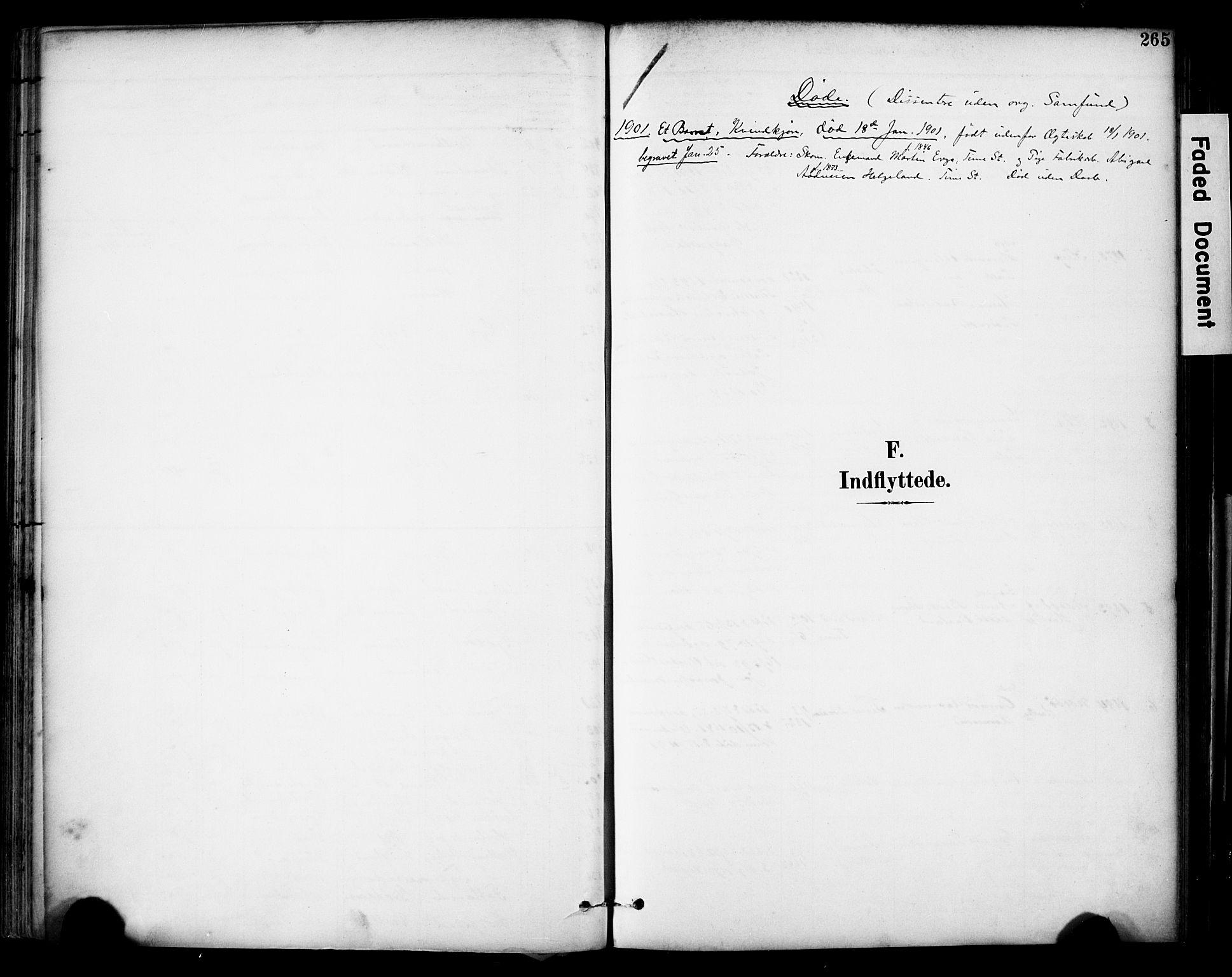 Lye sokneprestkontor, SAST/A-101794/001/30BA/L0011: Ministerialbok nr. A 9, 1893-1903, s. 265