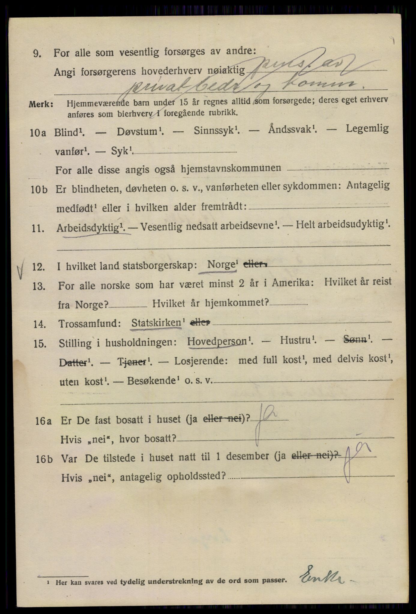 SAO, Folketelling 1920 for 0301 Kristiania kjøpstad, 1920, s. 209070