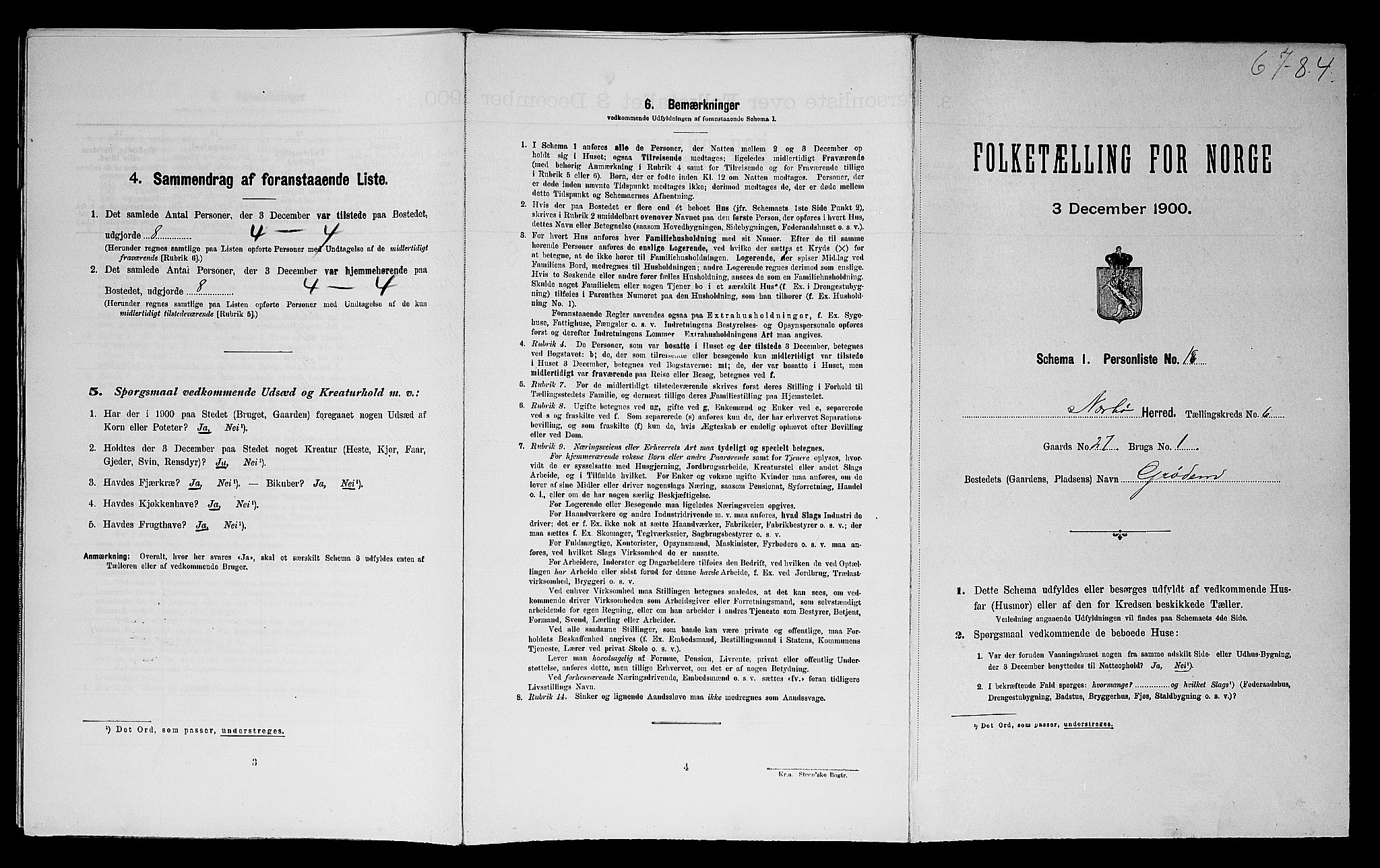 SAST, Folketelling 1900 for 1119 Nærbø herred, 1900, s. 545