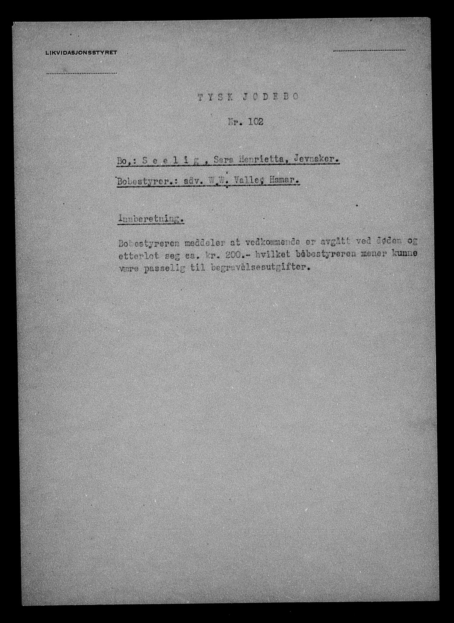Justisdepartementet, Tilbakeføringskontoret for inndratte formuer, AV/RA-S-1564/H/Hc/Hcd/L1007: --, 1945-1947, s. 39