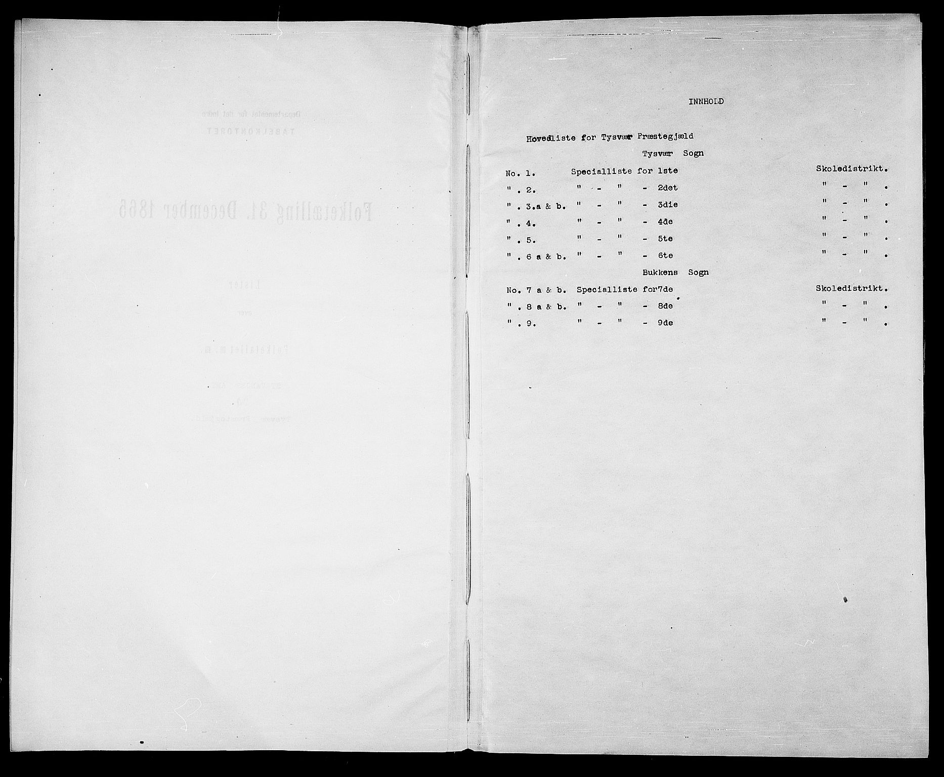 RA, Folketelling 1865 for 1146P Tysvær prestegjeld, 1865, s. 4