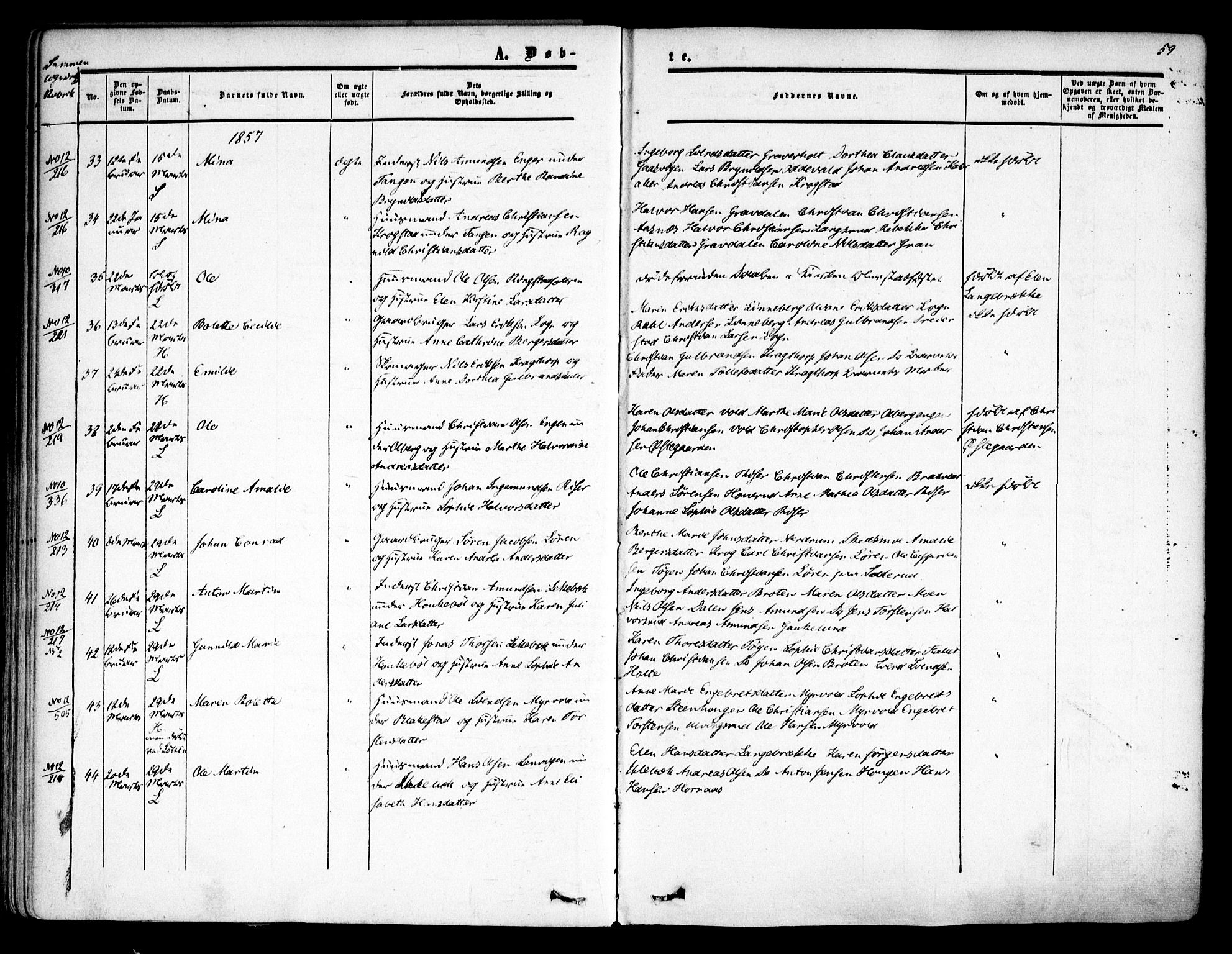 Høland prestekontor Kirkebøker, AV/SAO-A-10346a/F/Fa/L0010: Ministerialbok nr. I 10, 1854-1861, s. 59